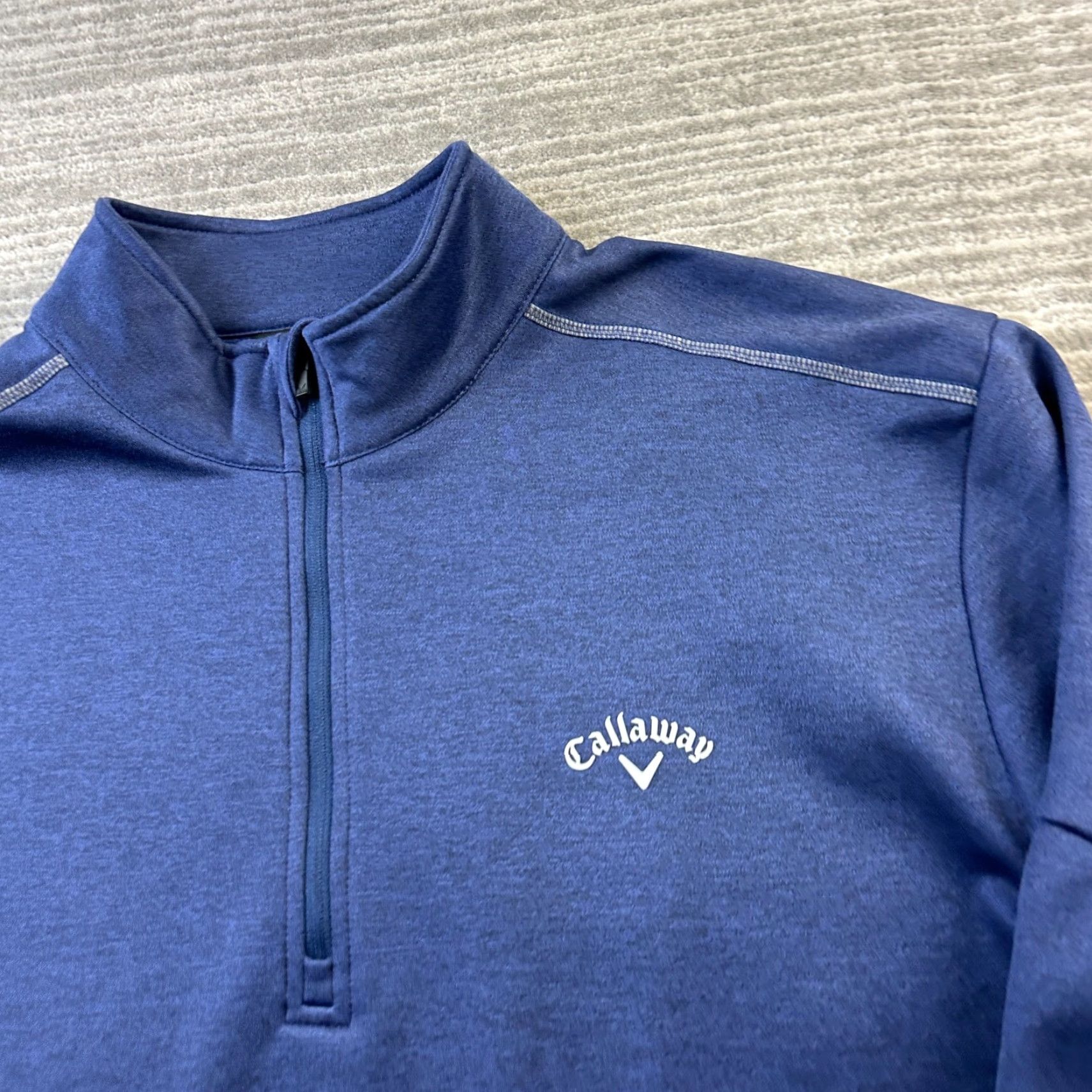 Callaway Callaway Sweater Mens XL Blue Half Zip Golf Performance Pullover Size US XL / EU 56 / 4 - 4 Thumbnail
