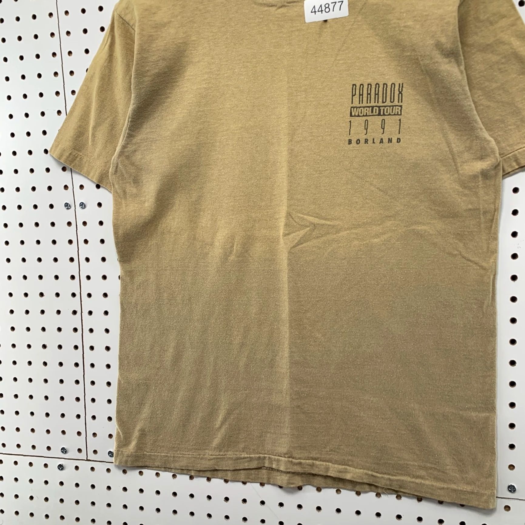 Vintage VINTAGE Paradox Borland World Tour Shirt Mens L Brown 1991 Cyber Punk USA Shirt Mens L Brown 90s Size US L / EU 52-54 / 3 - 4 Thumbnail