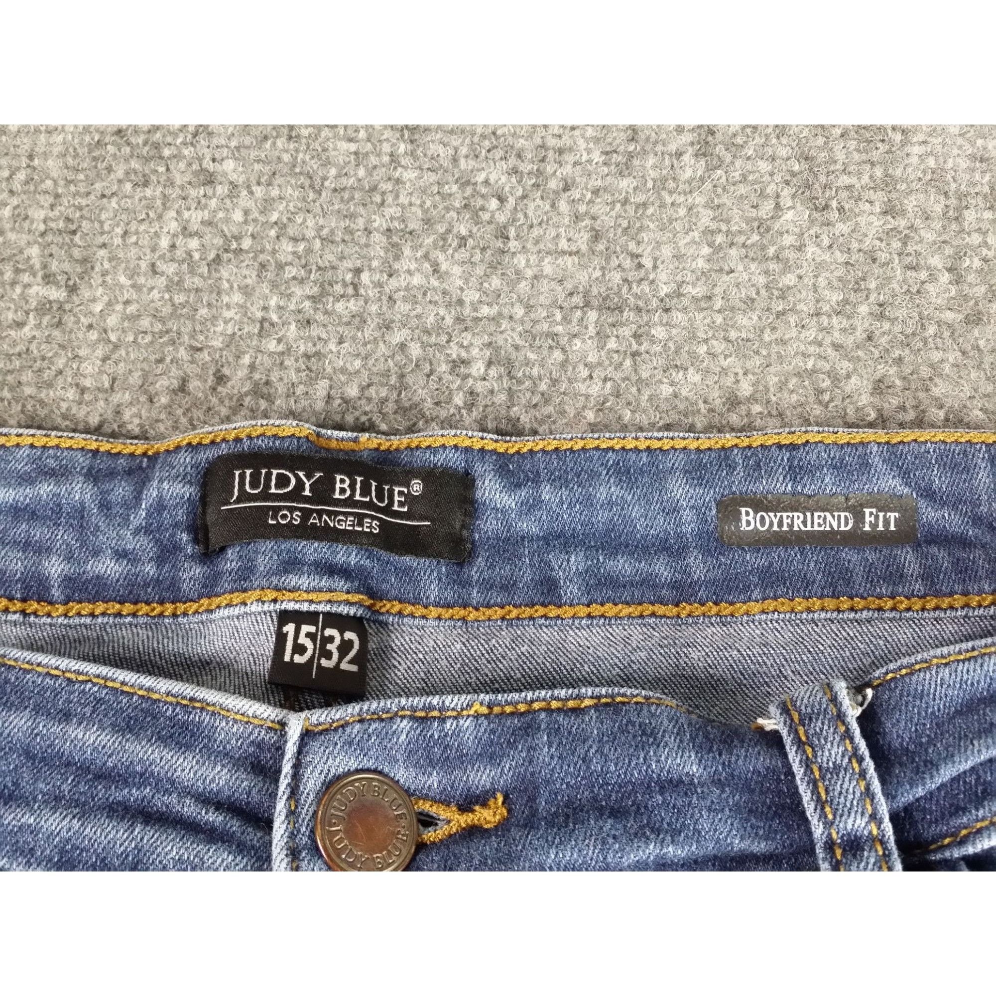 Judy Blue Judy Blue Los Angeles Jeans Women Sz 15/32 Boyfriend Fit Dis Size 32" / US 10 / IT 46 - 5 Thumbnail