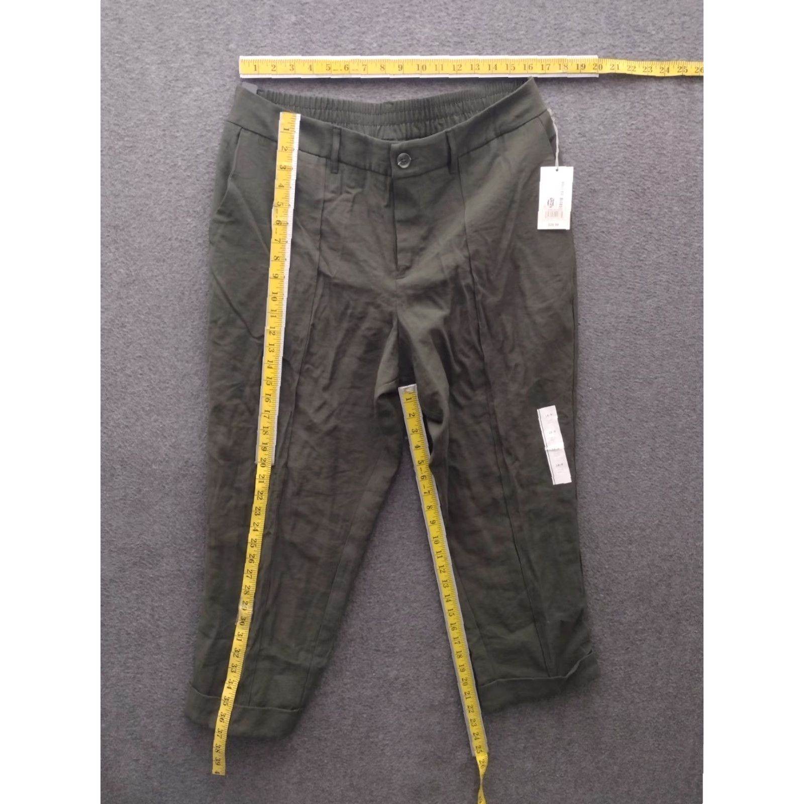 Vintage A New Day Women’s High Rise Tapered Leg Ankle Pants Green Size 18 Womens Size 40" / US 18 - 6 Thumbnail