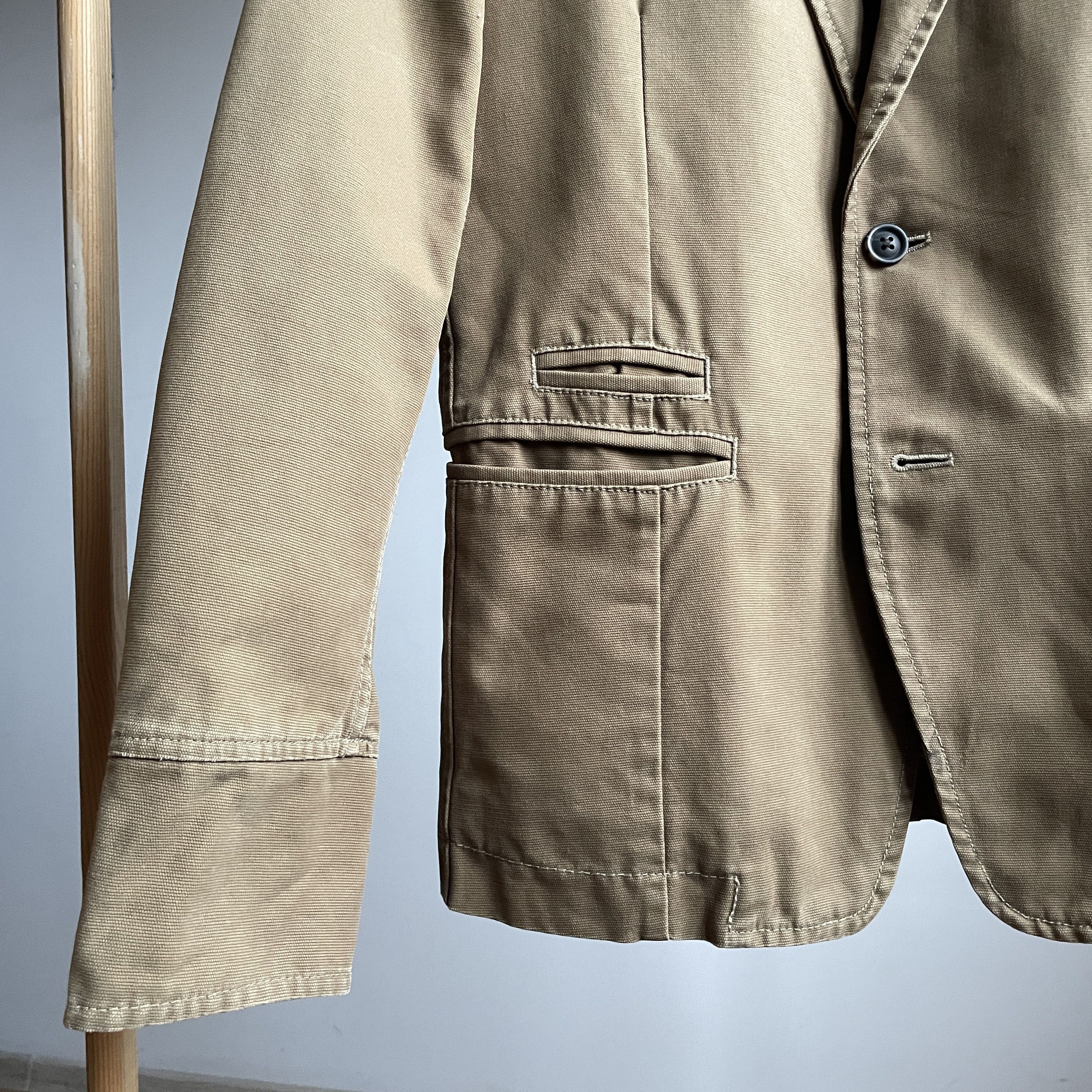 Diesel Diesel Vintage Canvas Blanket Lined Work Blazer Size 40R - 6 Thumbnail