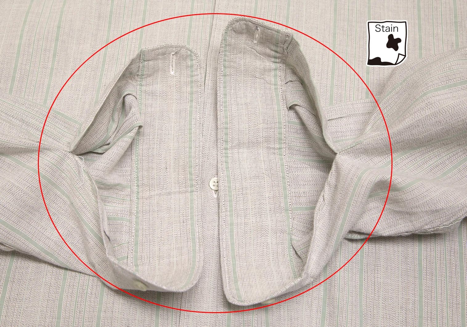 Emporio Armani Cotton Rayone Striped Shirt in Beige, Size L Size US L / EU 52-54 / 3 - 7 Thumbnail