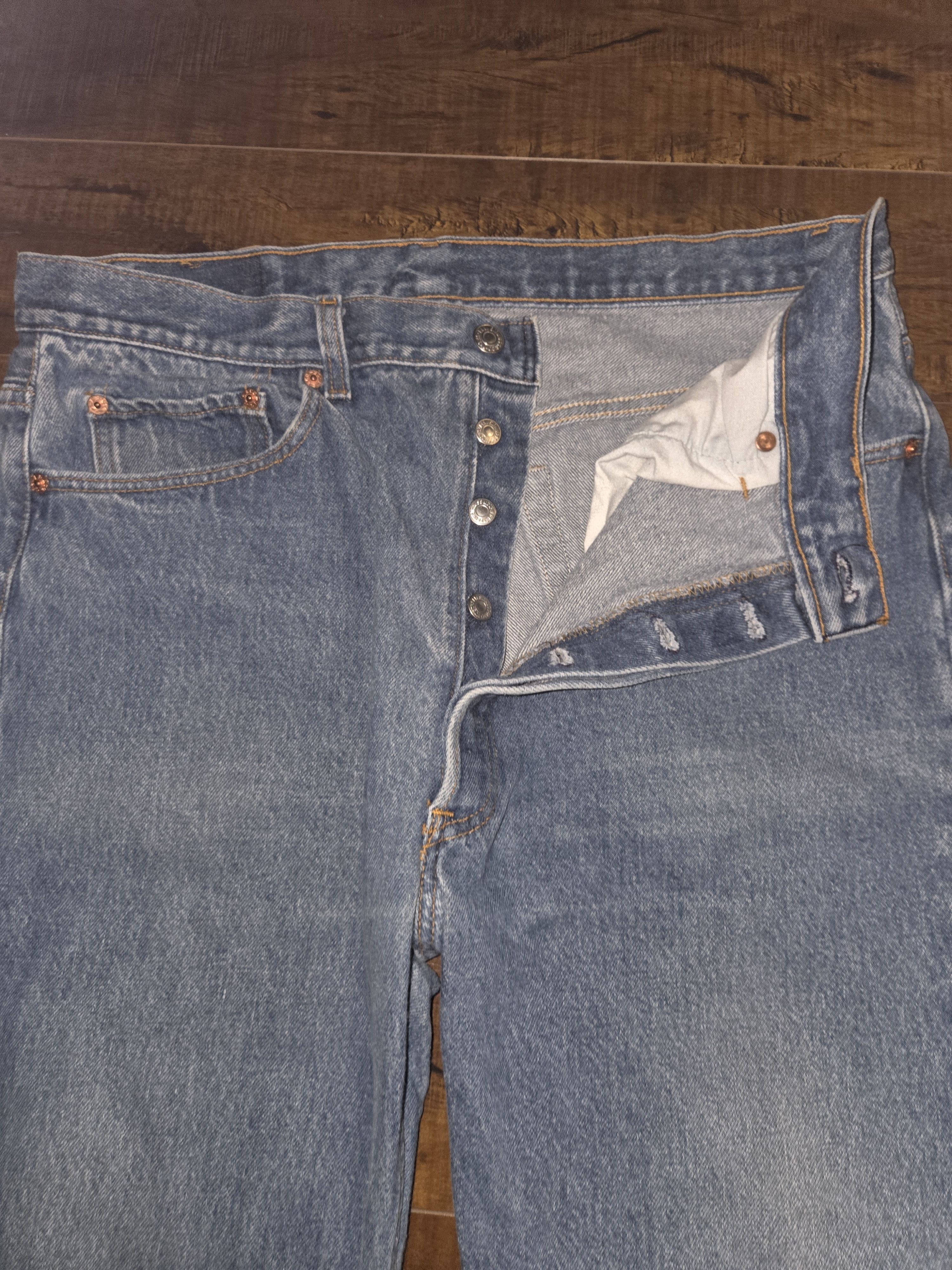 Levi's Vintage 90s Levi's 501 Men's Jeans Made In USA 34x30 Size US 38 / EU 54 - 5 Thumbnail