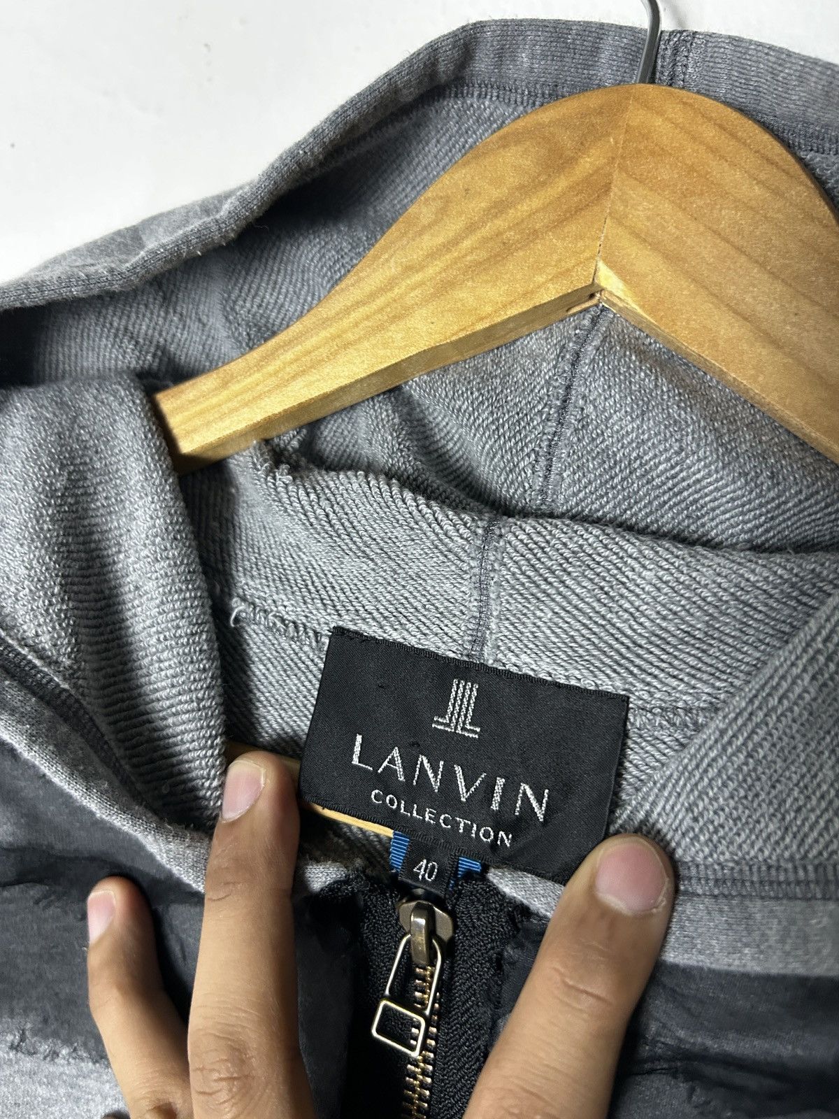 Lanvin Vintage lanvin collection japan rare design boxy hoodie Size US XS / EU 42 / 0 - 7 Thumbnail