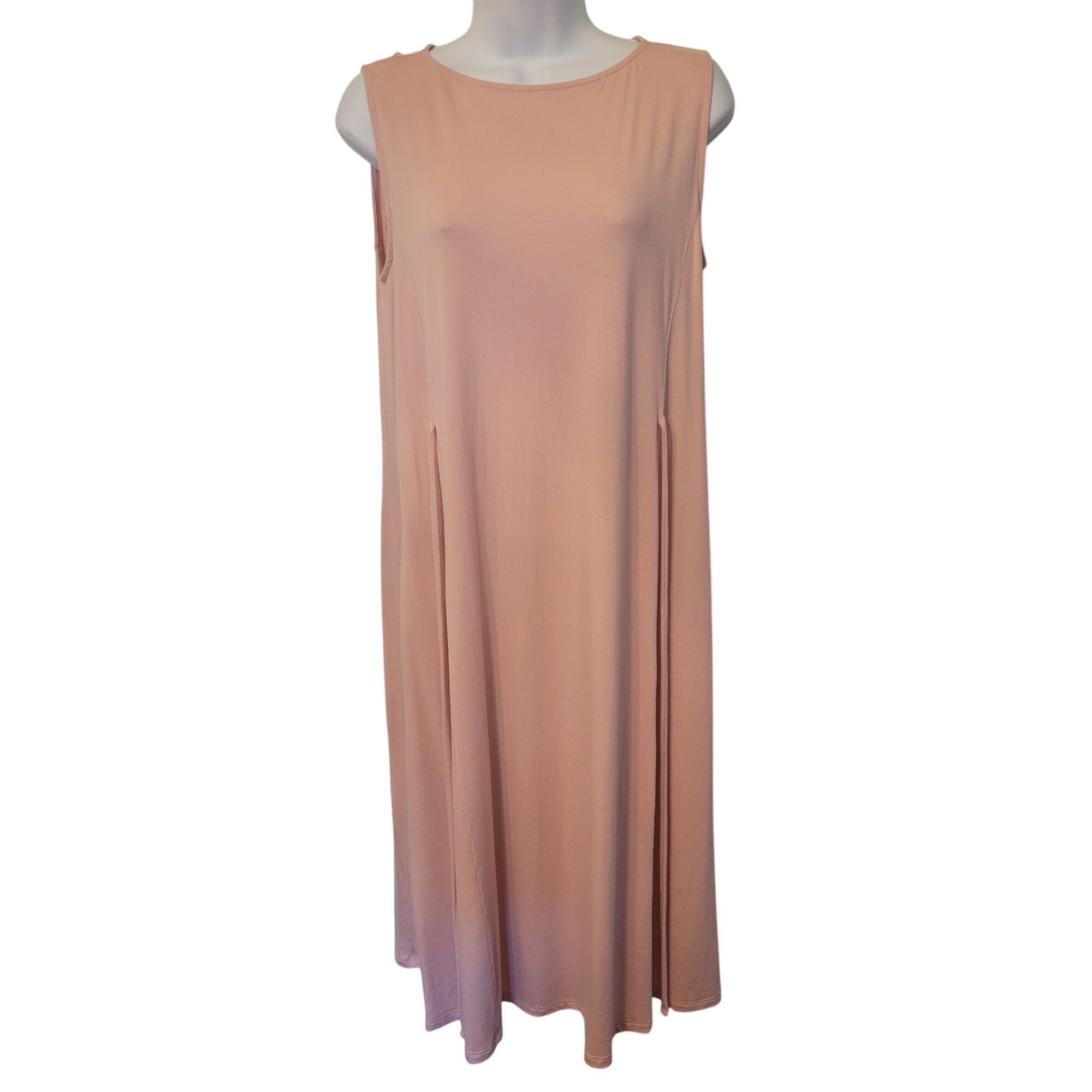 Eileen Fisher Eileen Fisher Pink XS Fine Jersey Sleeveless Tie Dress Stret Size XS / US 0-2 / IT 36-38 - 6 Thumbnail