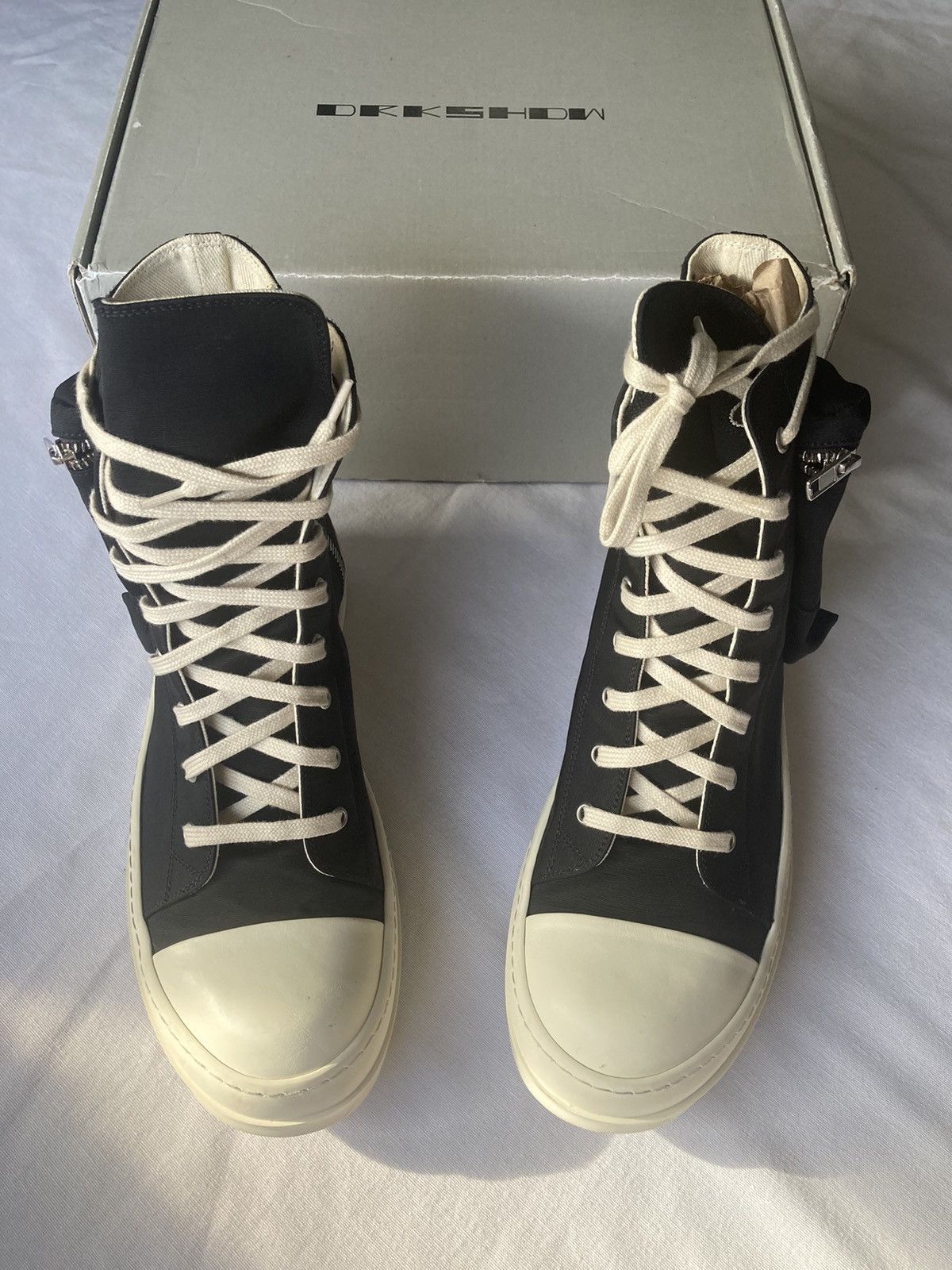 Rick Owens Rick Owens DRKSHDW Cargo Pocket Ramones Sneaker Size US 10 / EU 43 - 1 Thumbnail