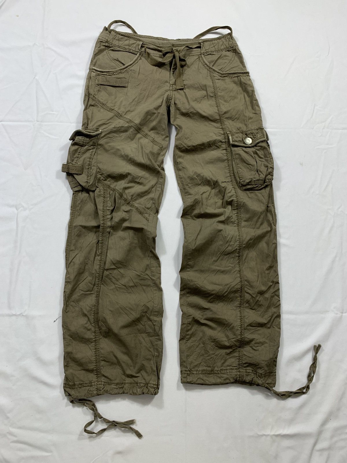 GOA 2000s Navana Cargo Flared Pants Goa style ifsixwasnine lgb Size US 30 / EU 46 - 1 Thumbnail