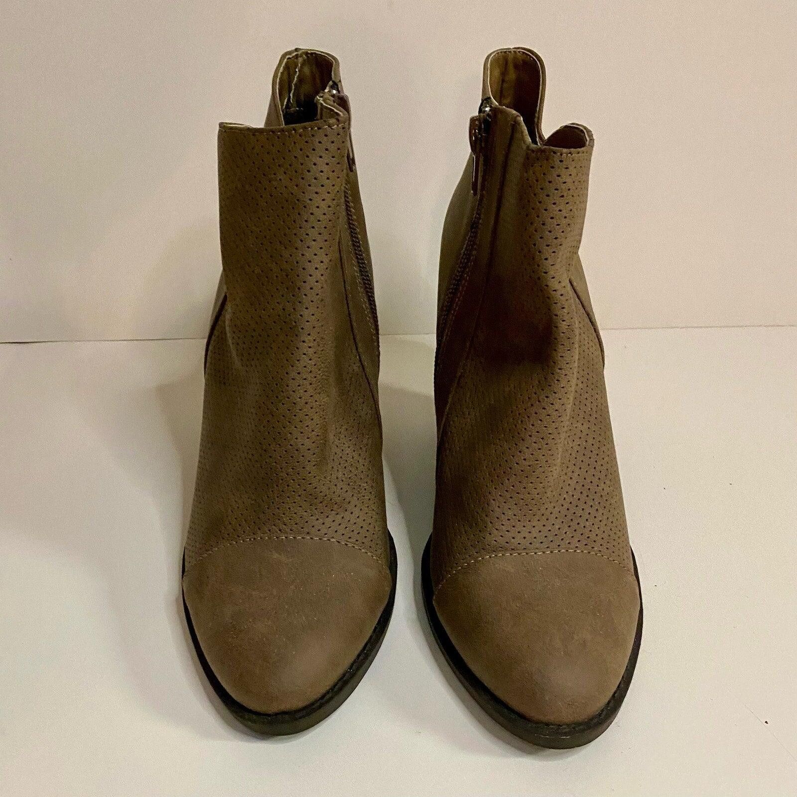 Esprit Esprit Kali Tan High Heel Ankle Booties Shoes Womens 7.5 Size US 7.5 / IT 37.5 - 7 Thumbnail
