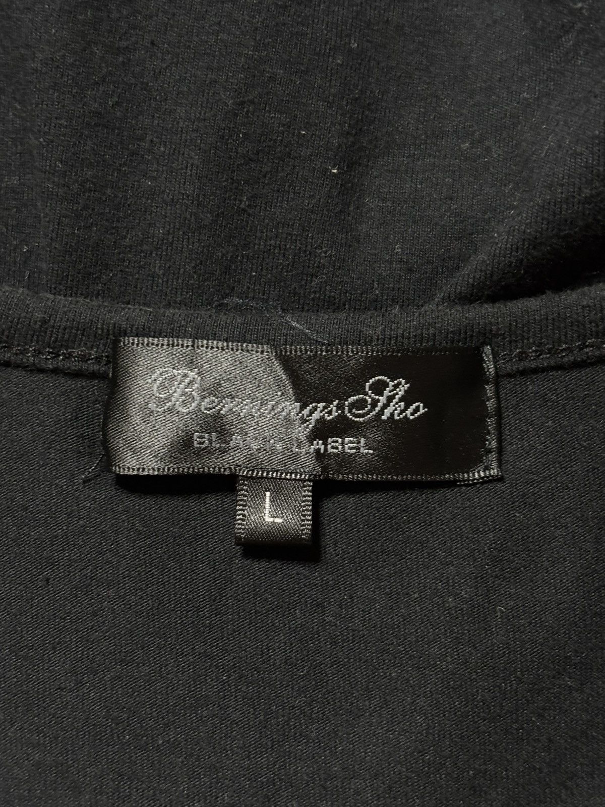 BERNINGS SHO 2000’s Berning’s Sho Black Label - Poem Ifsix Style T-Shirt Size US L / EU 52-54 / 3 - 5 Thumbnail
