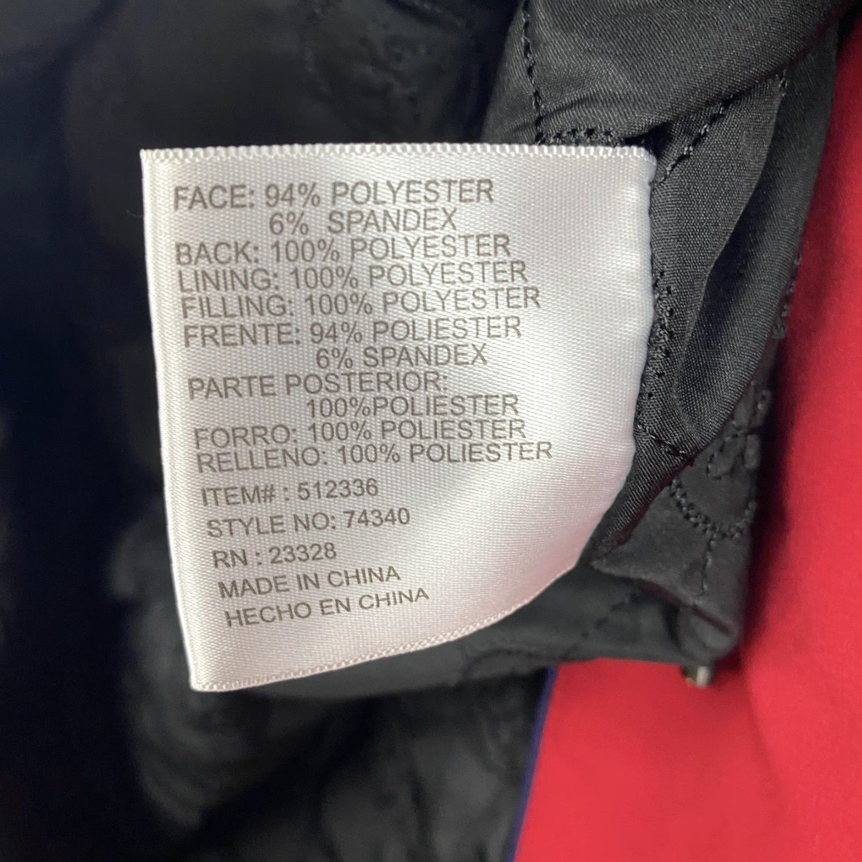 Vintage Kristen Blake Jacket Womens Medium Red Hooded Parka Style 74340 Rain Coat Zip Size M / US 6-8 / IT 42-44 - 6 Thumbnail