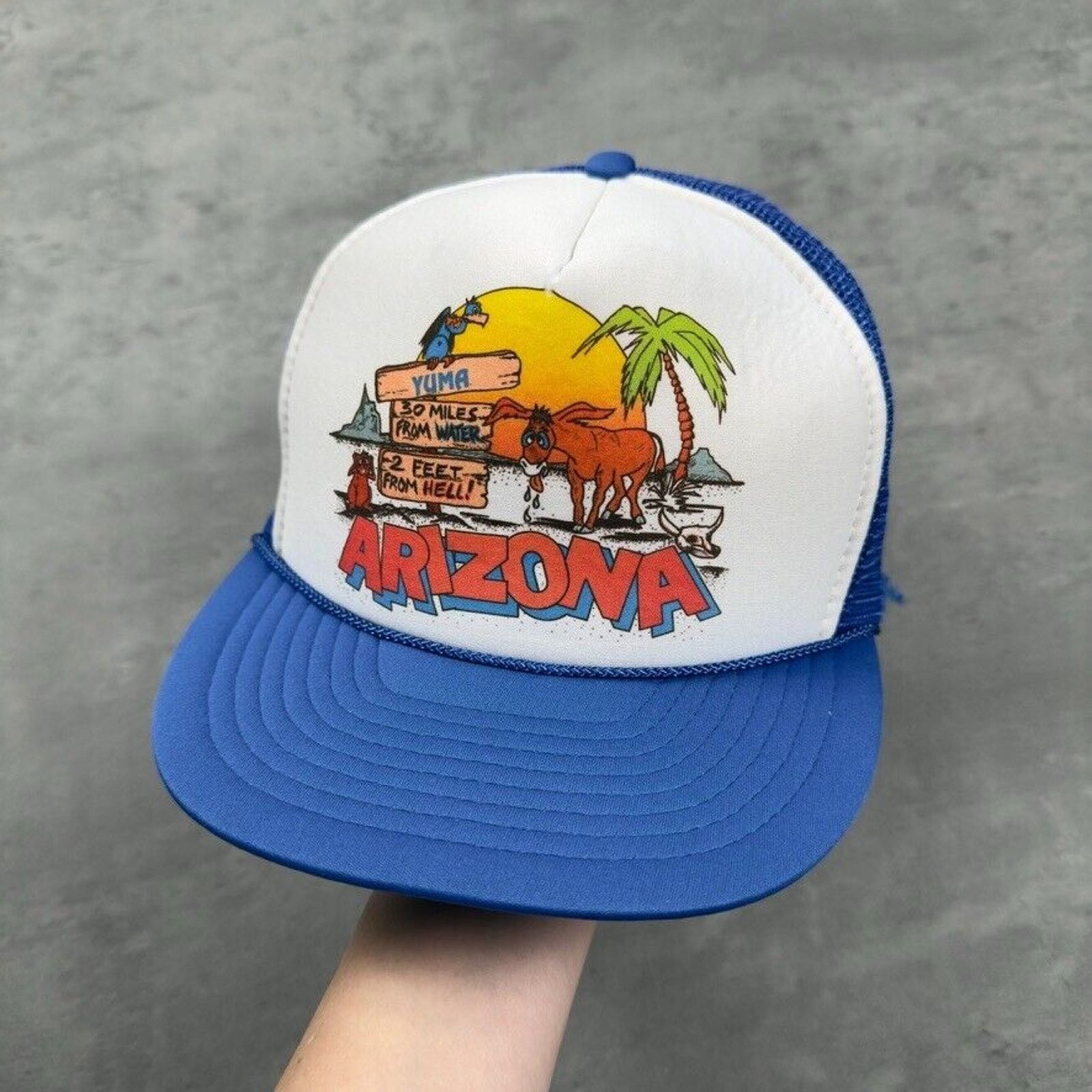 Vintage Vintage Yuma Arizona Novelty Funny Souvenir Hat Size ONE SIZE - 1 Thumbnail