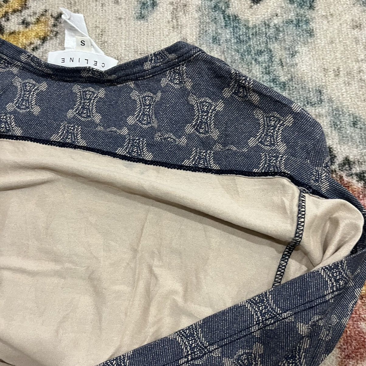 Celine × Vintage Vintage Celine Macadam tee Size S / US 4 / IT 40 - 6 Thumbnail