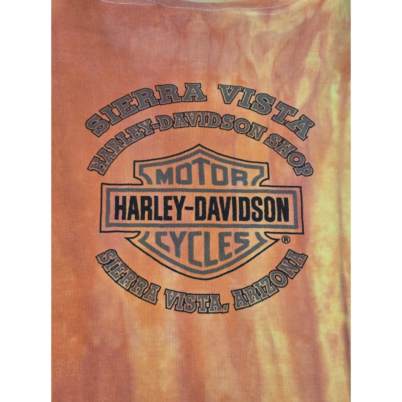 Harley Davidson VINTAGE Harley-Davidson Shirt Mens L Tie Dye Sleeveless Motorcycle 90s Size L / US 10 / IT 46 - 6 Thumbnail