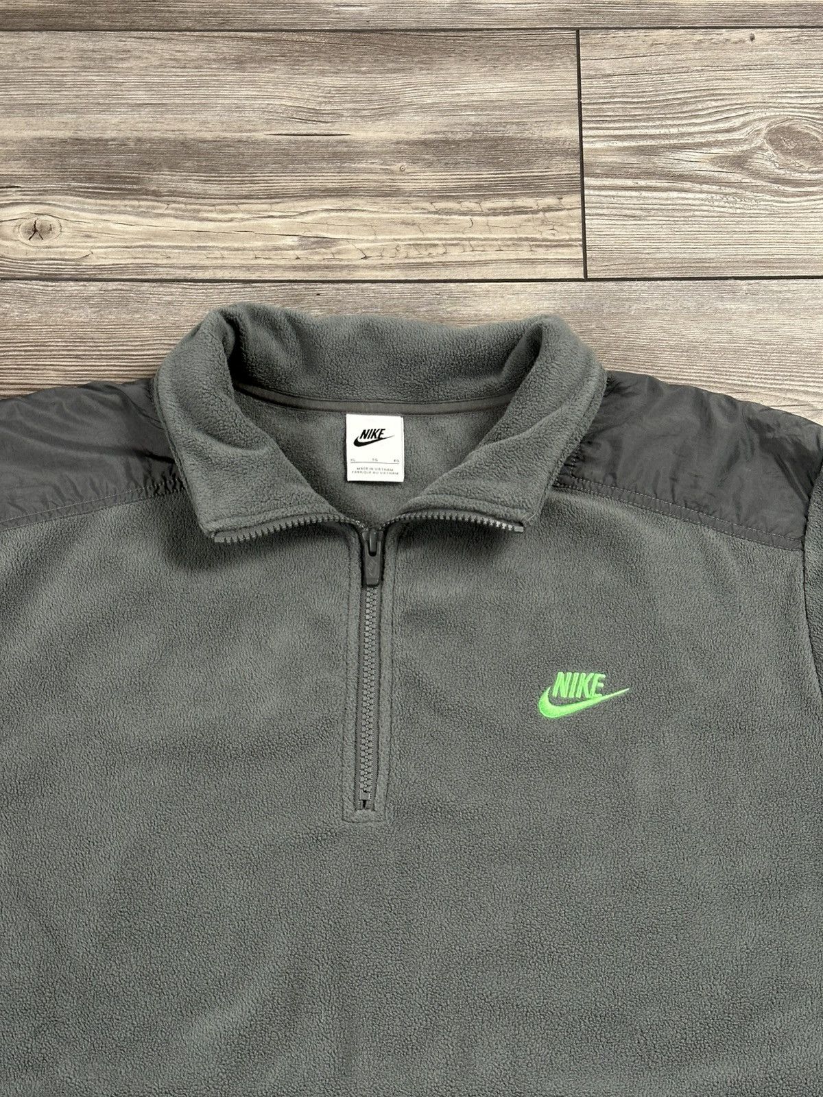 Nike Nike Small Spellout Fleece Quarter Zip Size US XL / EU 56 / 4 - 2 Thumbnail