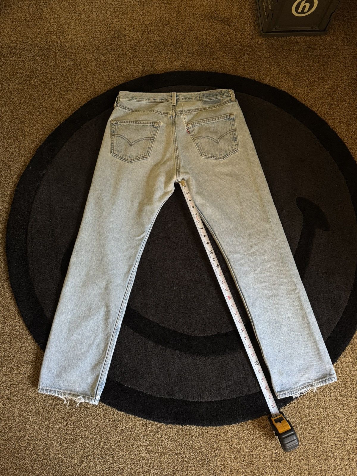 Levi's × Levi's Vintage Clothing × Vintage Light Blue Wash Vintage Levi's 501 Jeans 31x329 Denim Size US 31 - 3 Thumbnail
