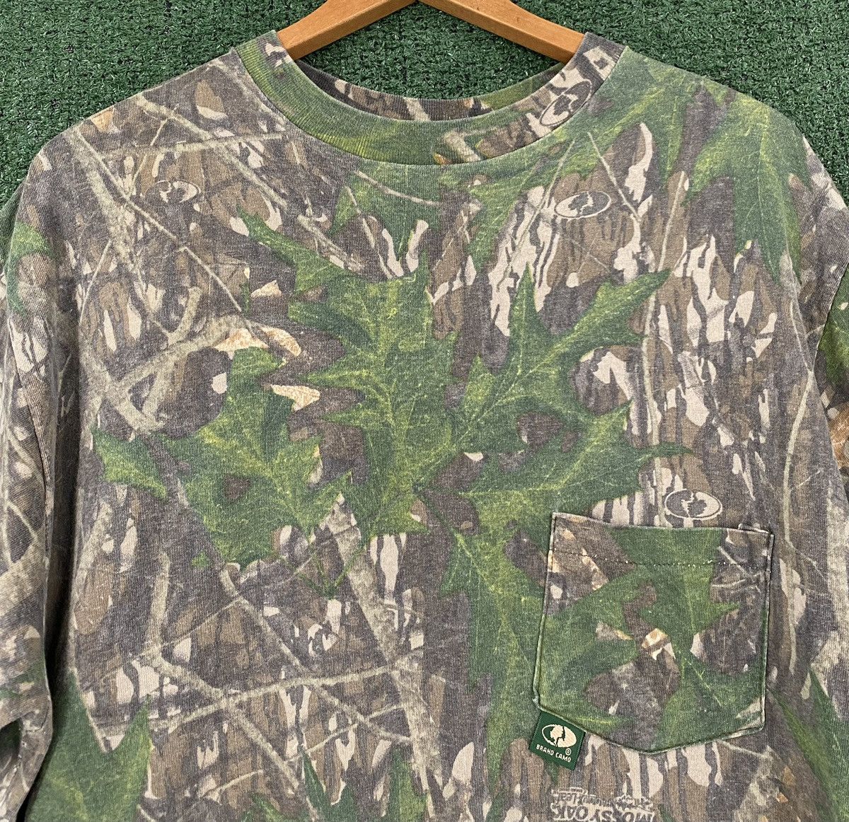 Mossy Oaks Vintage 90’s Mossy Oak Shadow Leaf Camo Camouflage Pocket Size US L / EU 52-54 / 3 - 3 Thumbnail