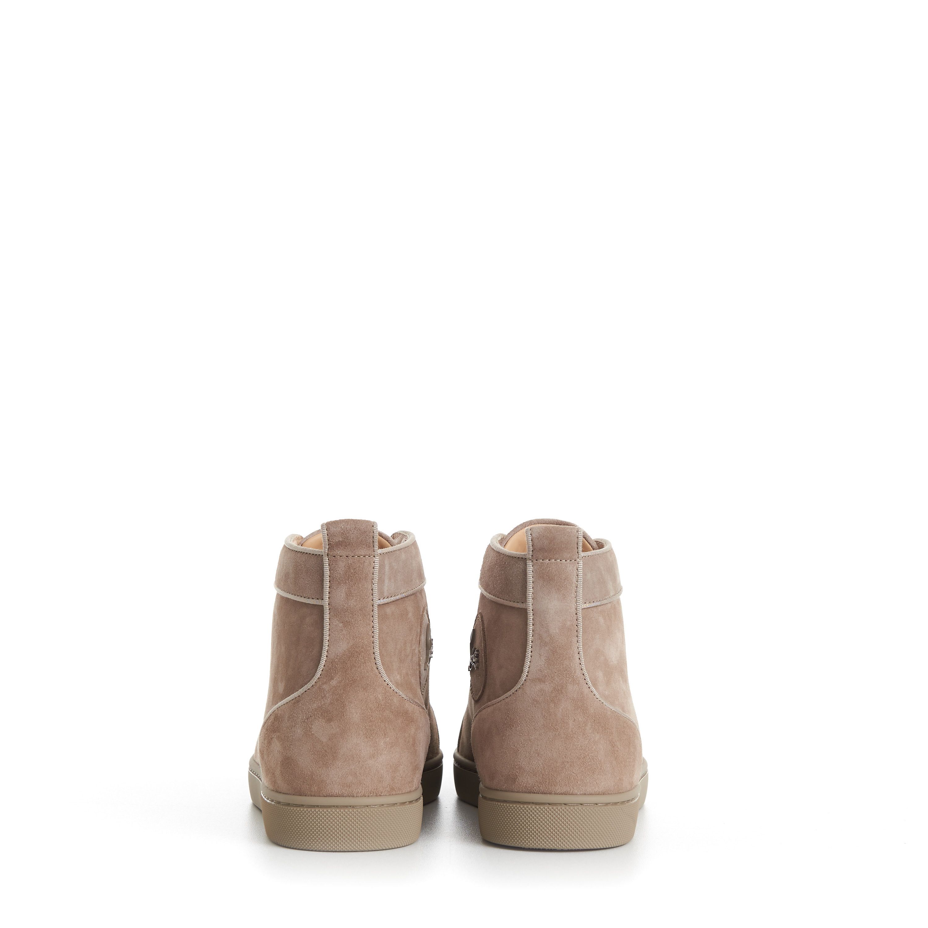 Christian Louboutin Louis High Top Sneakers - Suede, Saharienne Beige Size US 7 / EU 40 - 7 Thumbnail