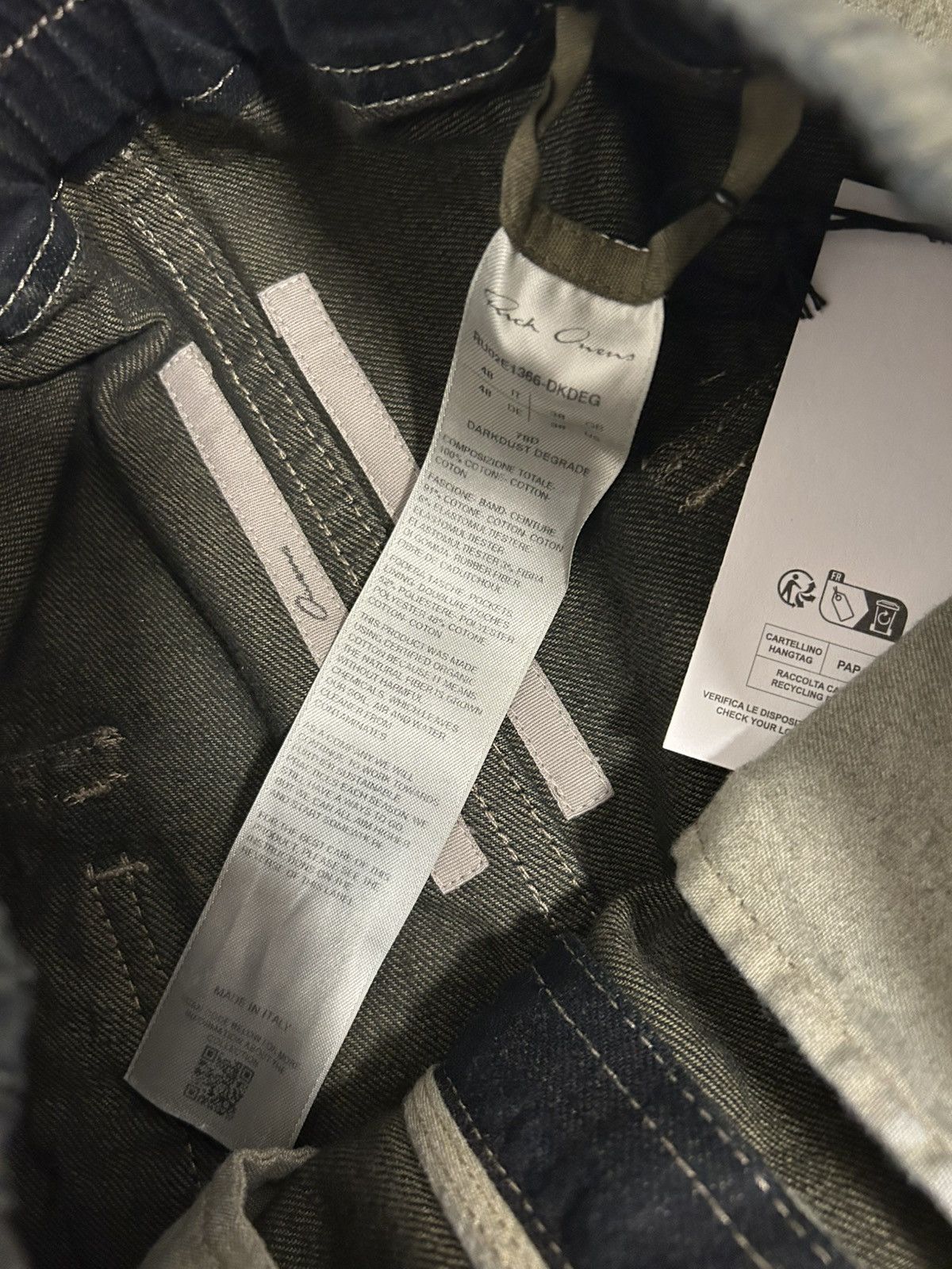 Rick Owens Rick Owens Concordians F/W 25 Mineral Wash Pants Size US 38 / EU 54 - 7 Thumbnail
