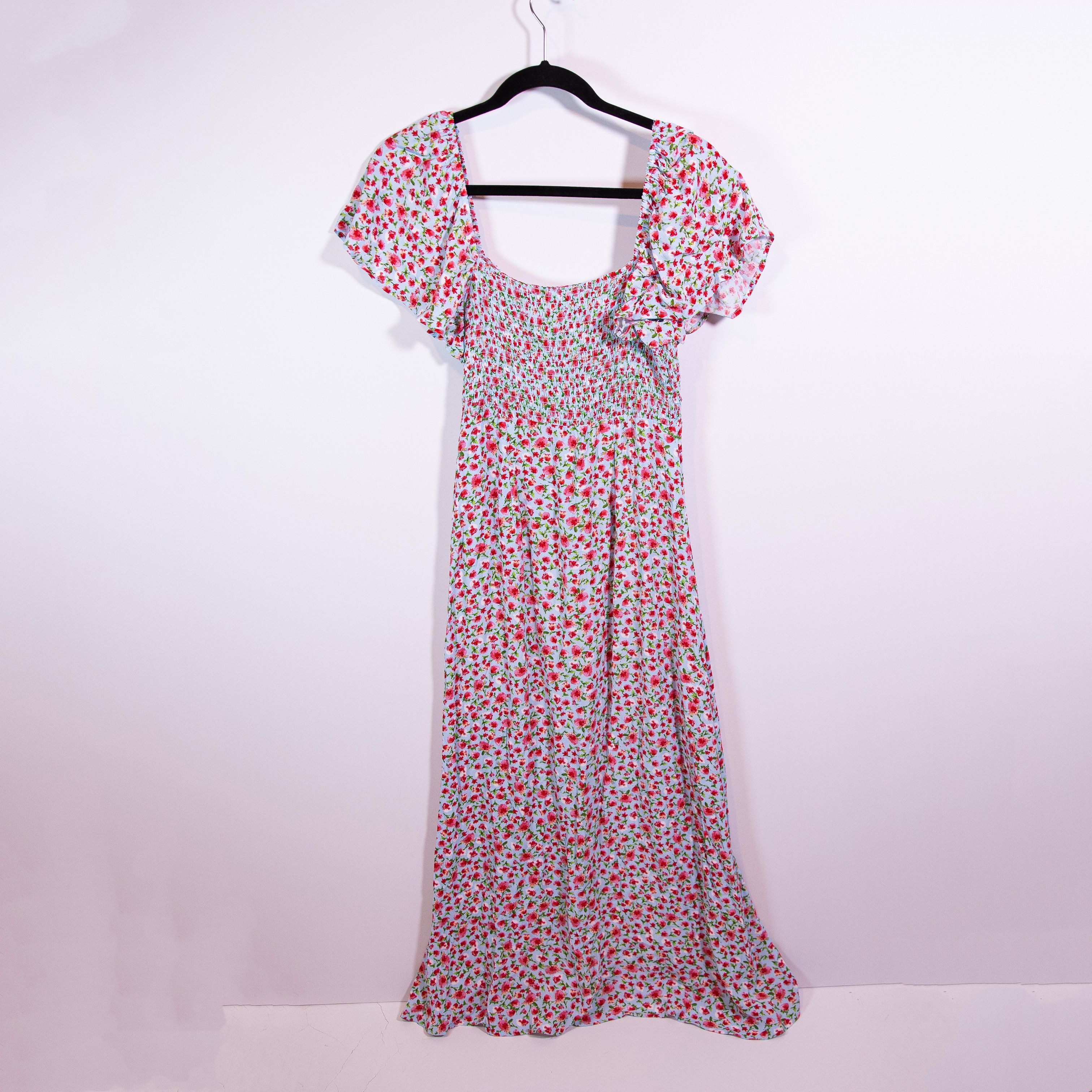 Zara Zara Crepe Smocked Bodice Flutter Short Sleeve Size S / US 4 / IT 40 - 4 Thumbnail