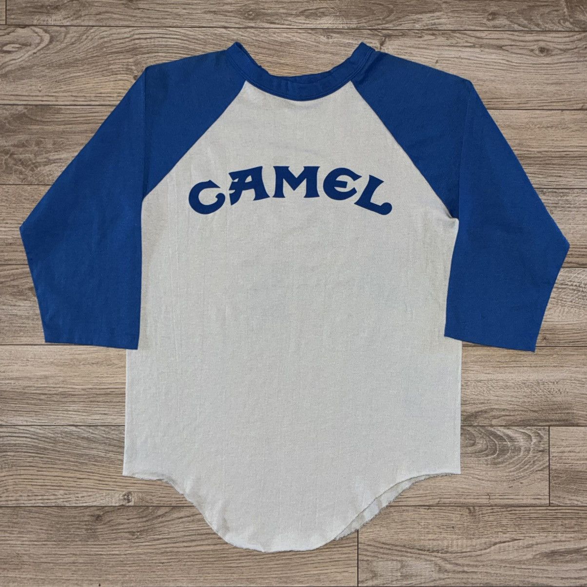 Camel Vintage 80s Camel Tobacco San Antonio raglan tee shirt Size US L / EU 52-54 / 3 - 1 Thumbnail