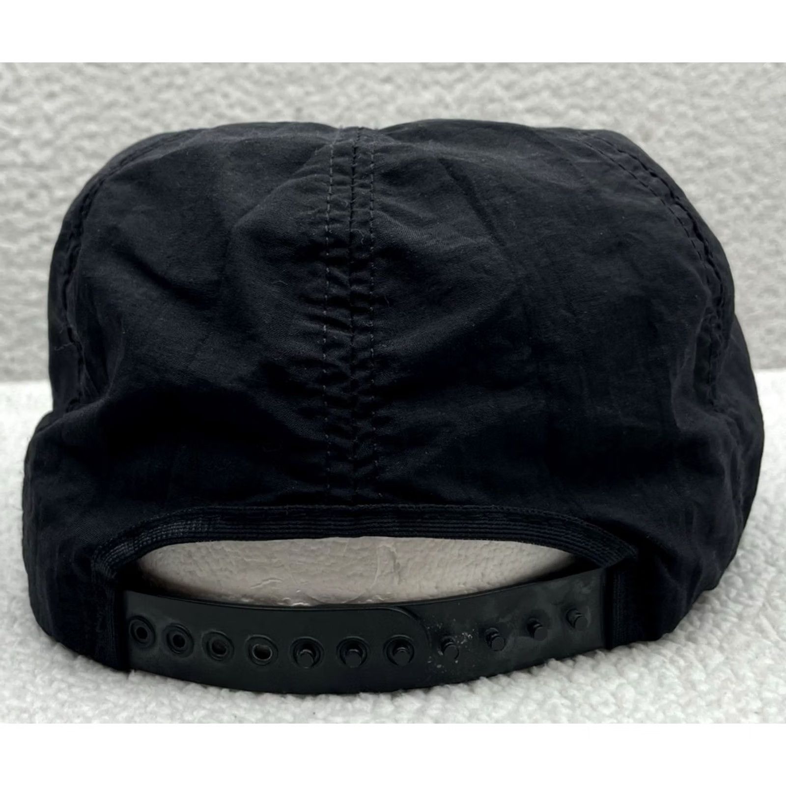 Vintage VINTAGE Hat Mens Snapback USA Made Black Lightweight Deep Crown Size ONE SIZE - 4 Thumbnail