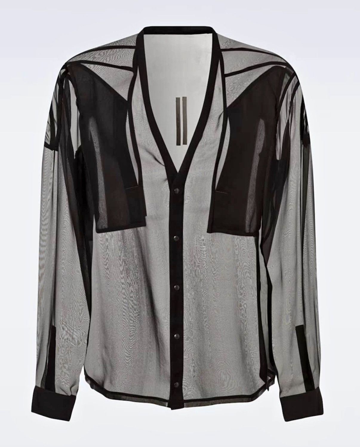 Rick Owens Rick Owens Larry Fogpocket Silk Shirt Size US M / EU 48-50 / 2 - 1 Thumbnail
