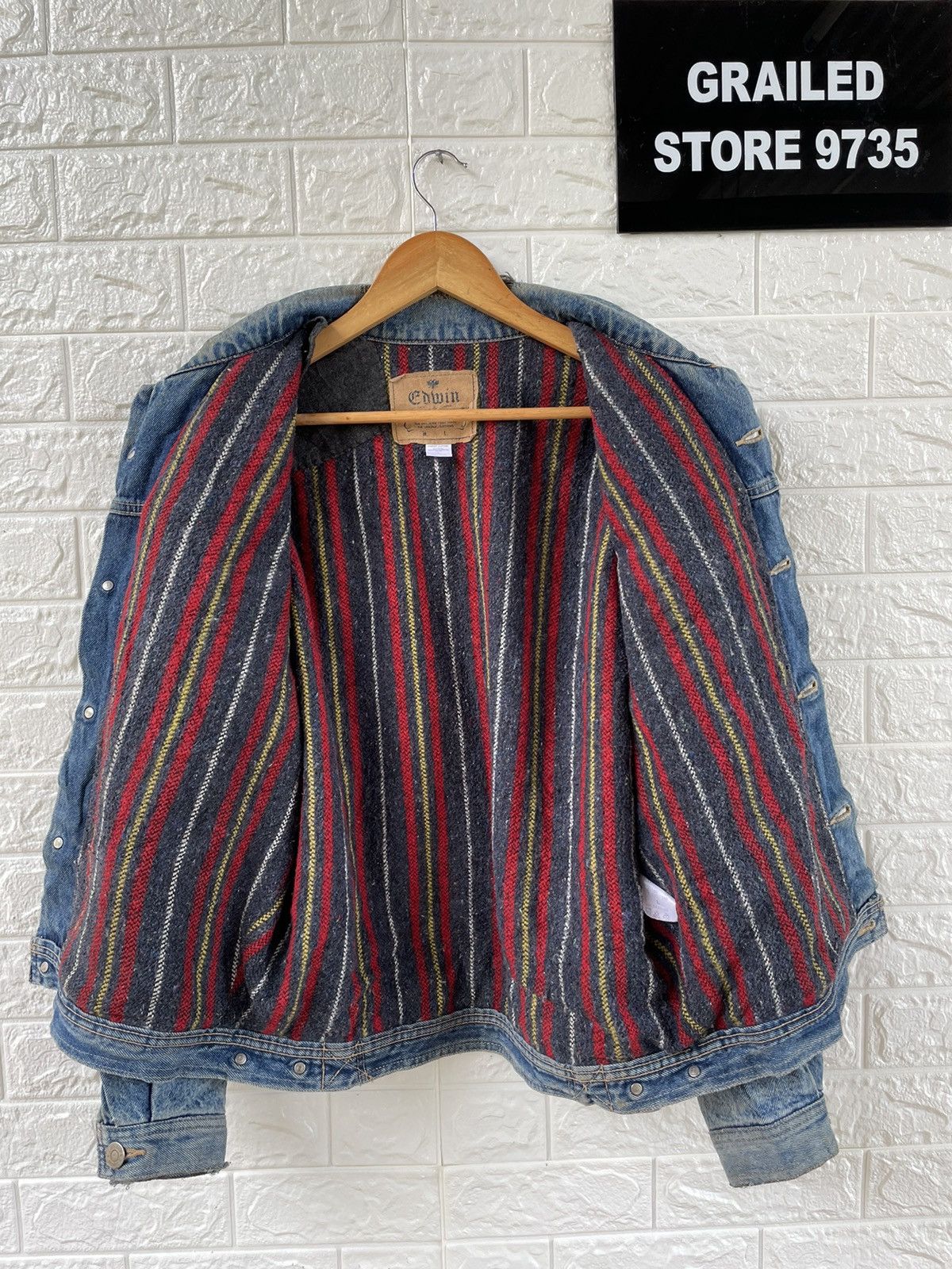 Japanese Brand Vintage Edwin Denim Jacket Size US L / EU 52-54 / 3 - 5 Thumbnail