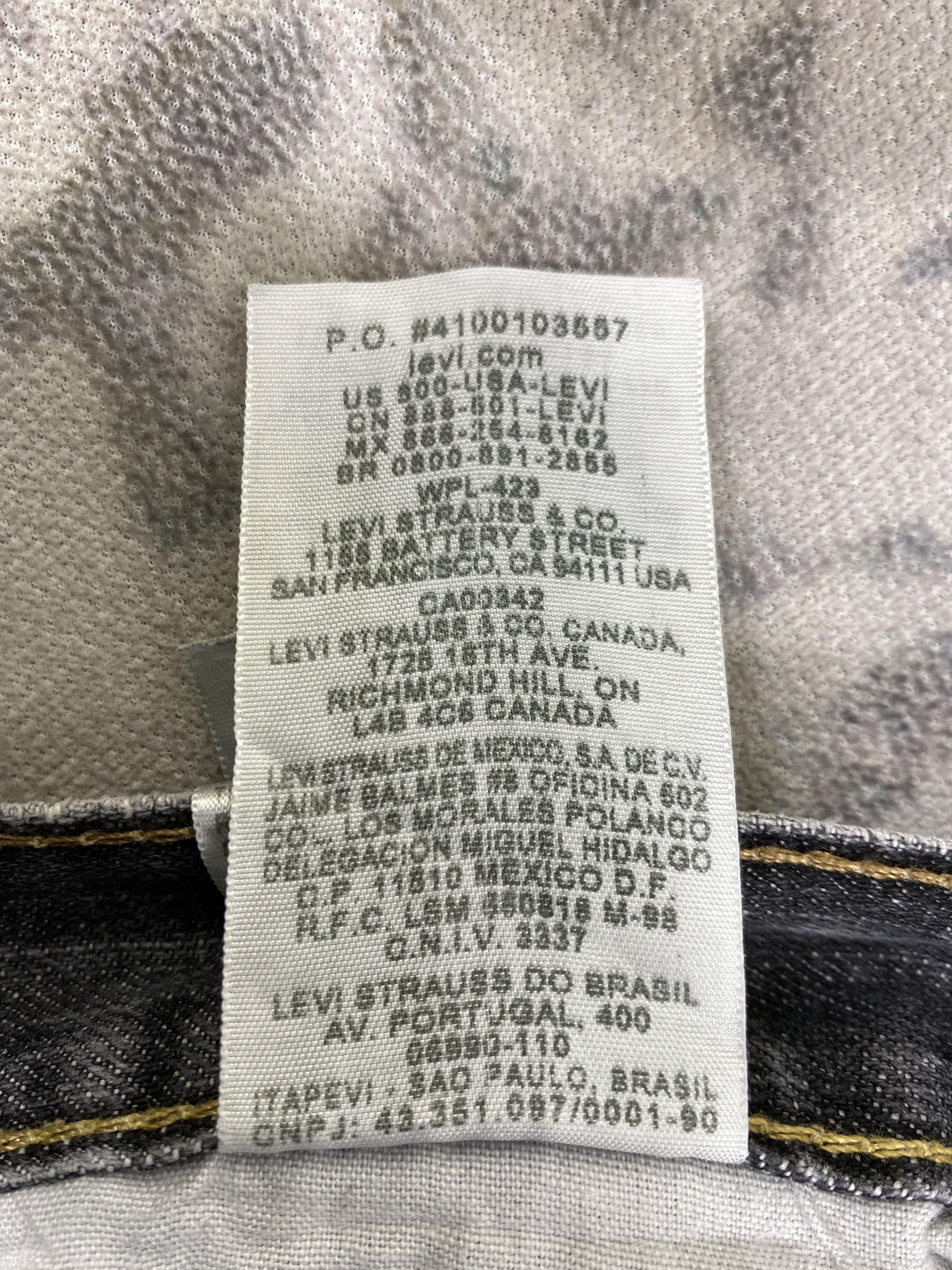 Levi's Black Vintage Levi's 514 Slim Straight Denim 32x34 -JN406 Size US 32 / EU 48 - 10 Thumbnail