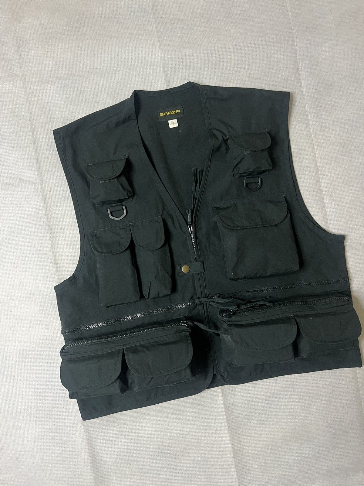 Japanese Brand Vintage Garza Tactical Multi Pocket Vest Fishing Outdoor Size US XL / EU 56 / 4 - 2 Thumbnail