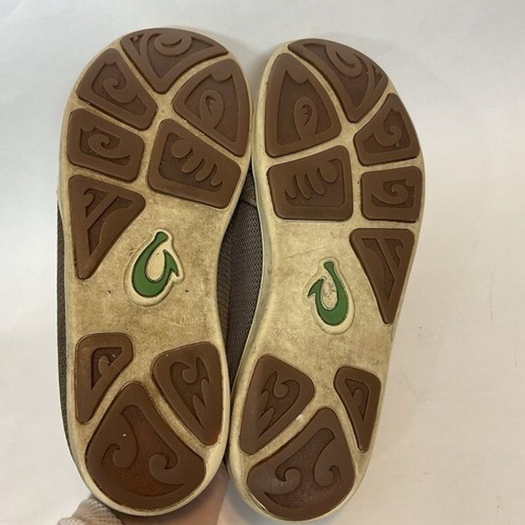 Olukai OluKai Nohea Mesh Brown Lime Peel Loafer Shoes Men 13M Size US 13 / EU 46 - 3 Thumbnail