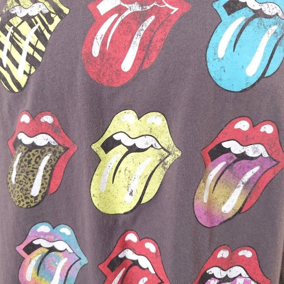 The Rolling Stones The Rolling Stones T Shirt Womens Size Medium Gray Retro Size M / US 6-8 / IT 42-44 - 2 Thumbnail