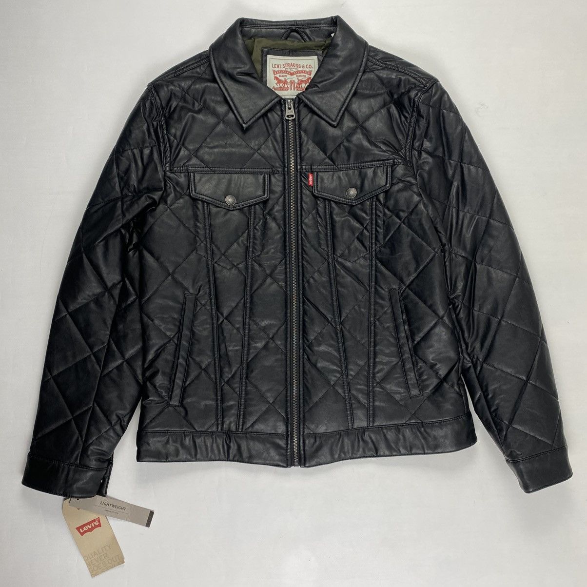 Levi's Levis Leather New Jacket Size US M / EU 48-50 / 2 - 1 Thumbnail