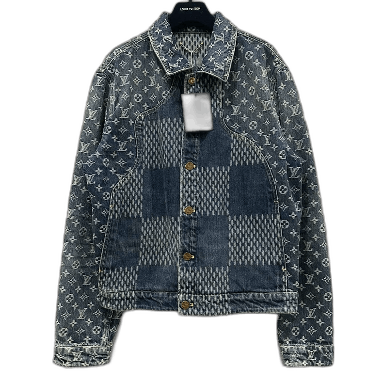 Louis Vuitton Louis Vuitton x Nigo Denim Jacket Coat - dmc Size M / US 6-8 / IT 42-44 - 1 Thumbnail