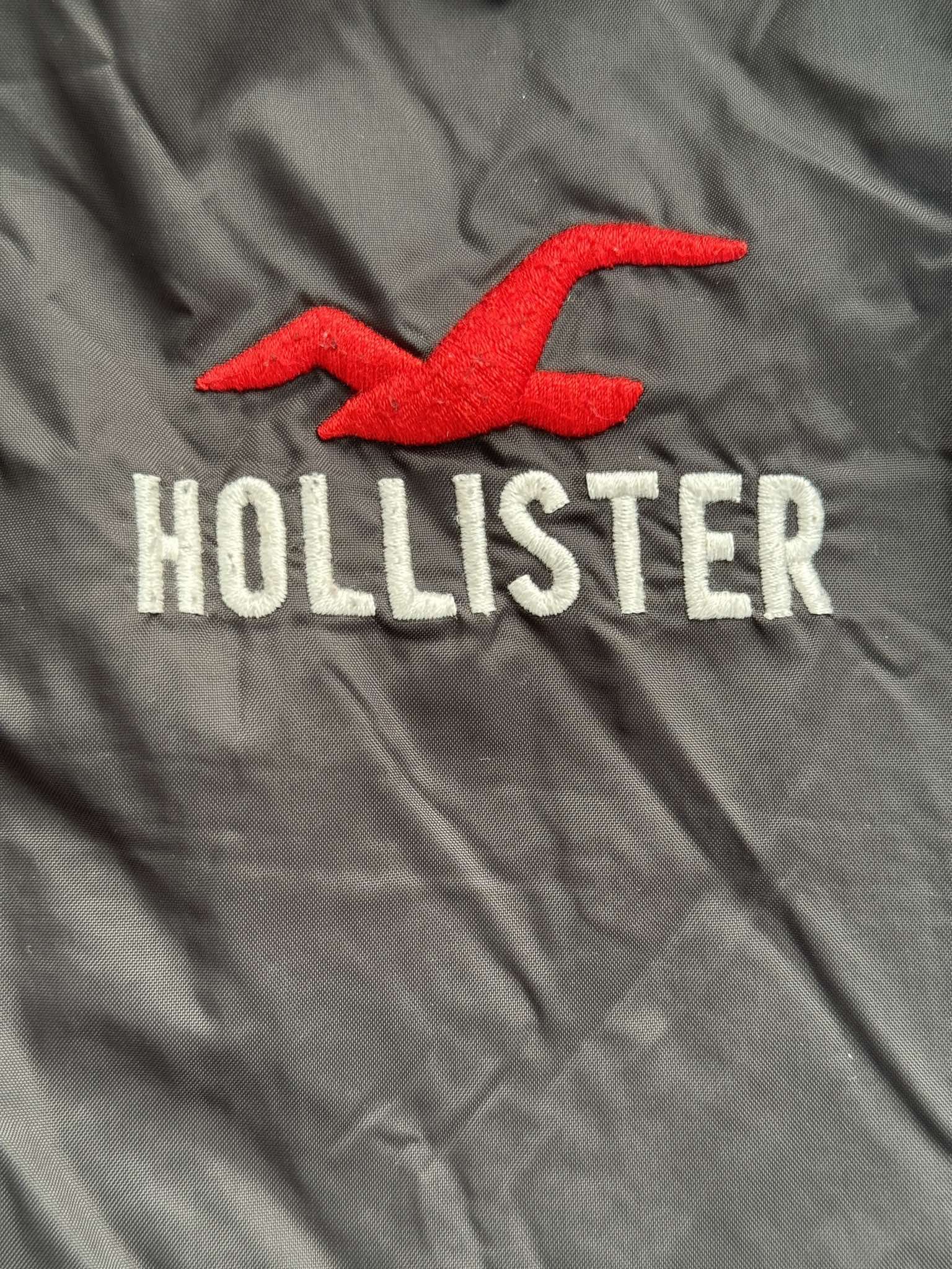 Hollister Women M Jacket Coat Windbreaker Waterproof Black Nylon Size M / US 6-8 / IT 42-44 - 8 Thumbnail