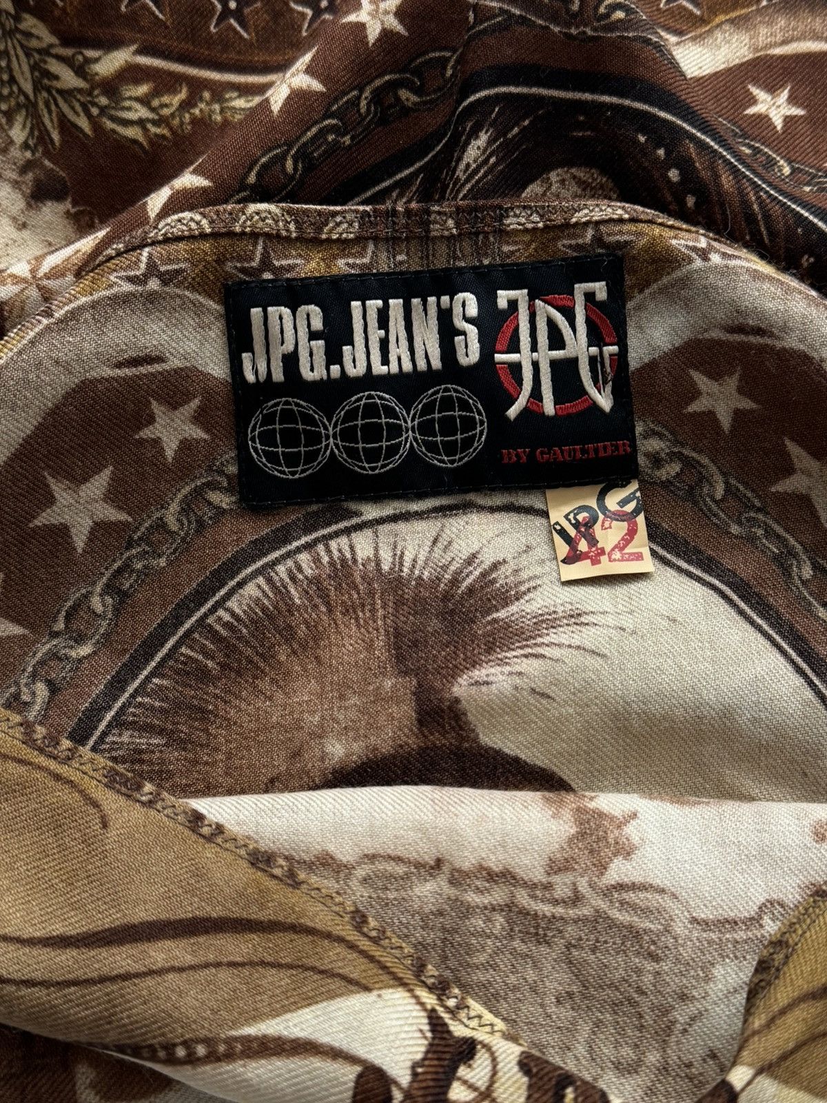 Jean Paul Gaultier Vintage 90s Jean Paul Gaultier Jeans Native American Blouse Size M / US 6-8 / IT 42-44 - 6 Thumbnail