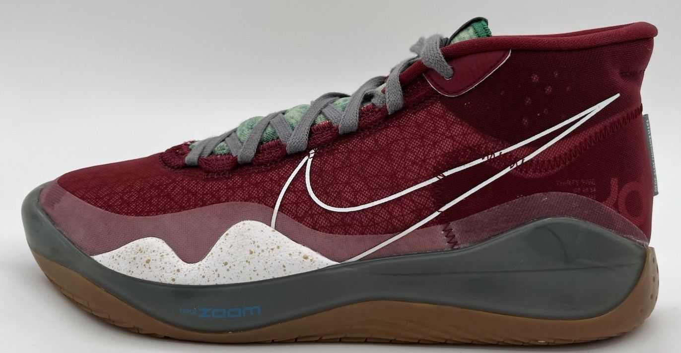 Nike KD 12 By You Customized Red Basketball Sz 8.5 Kevin Durant Size US 8.5 / EU 41-42 - 4 Thumbnail