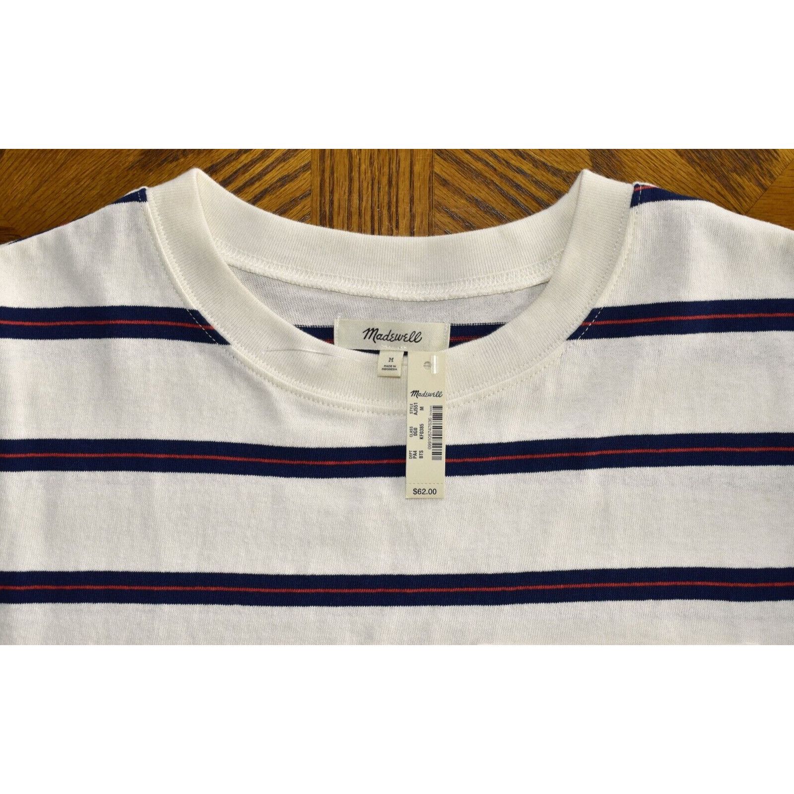 Madewell NWT MADEWELL Striped Cotton Tomboy Oversized T-Shirt Dress M Size M / US 6-8 / IT 42-44 - 5 Thumbnail