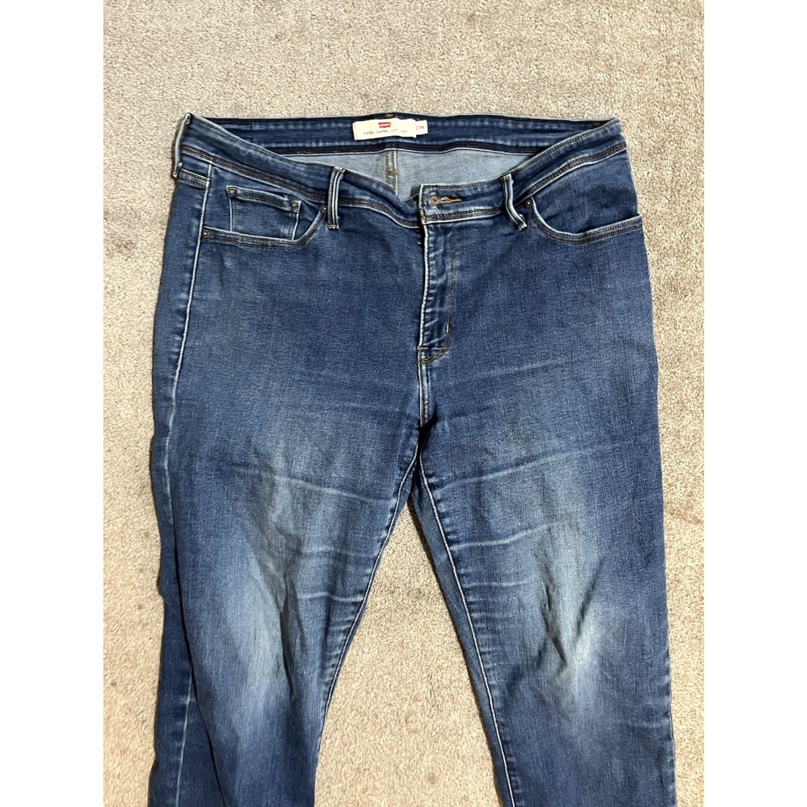 Vintage VINTAGE Levis 512 Jeans 20W Women Blue Slim Stretch Denim 90s American Classic Designer Plus Size 20W Women Jeans Size 42" / US 20 - 4 Thumbnail