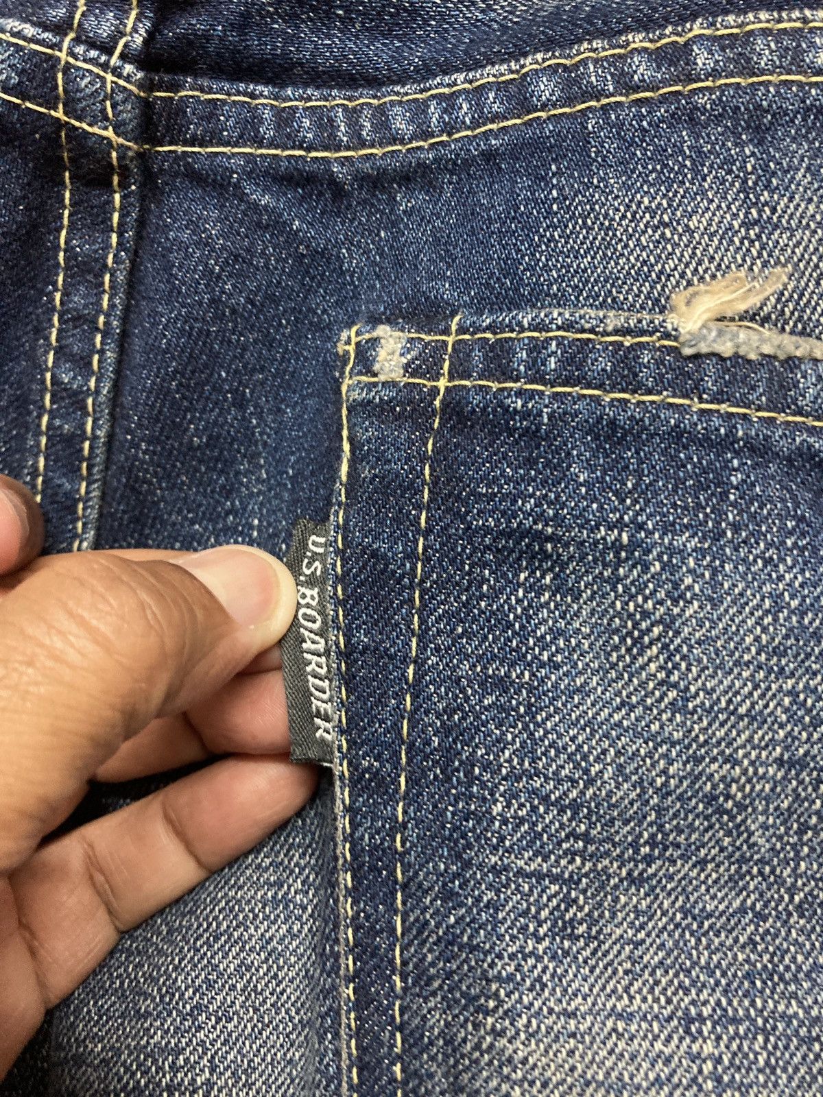 Japanese Brand US BOARDER KIXX SELVEDGE JAPAN JEAN Size US 35 - 4 Thumbnail