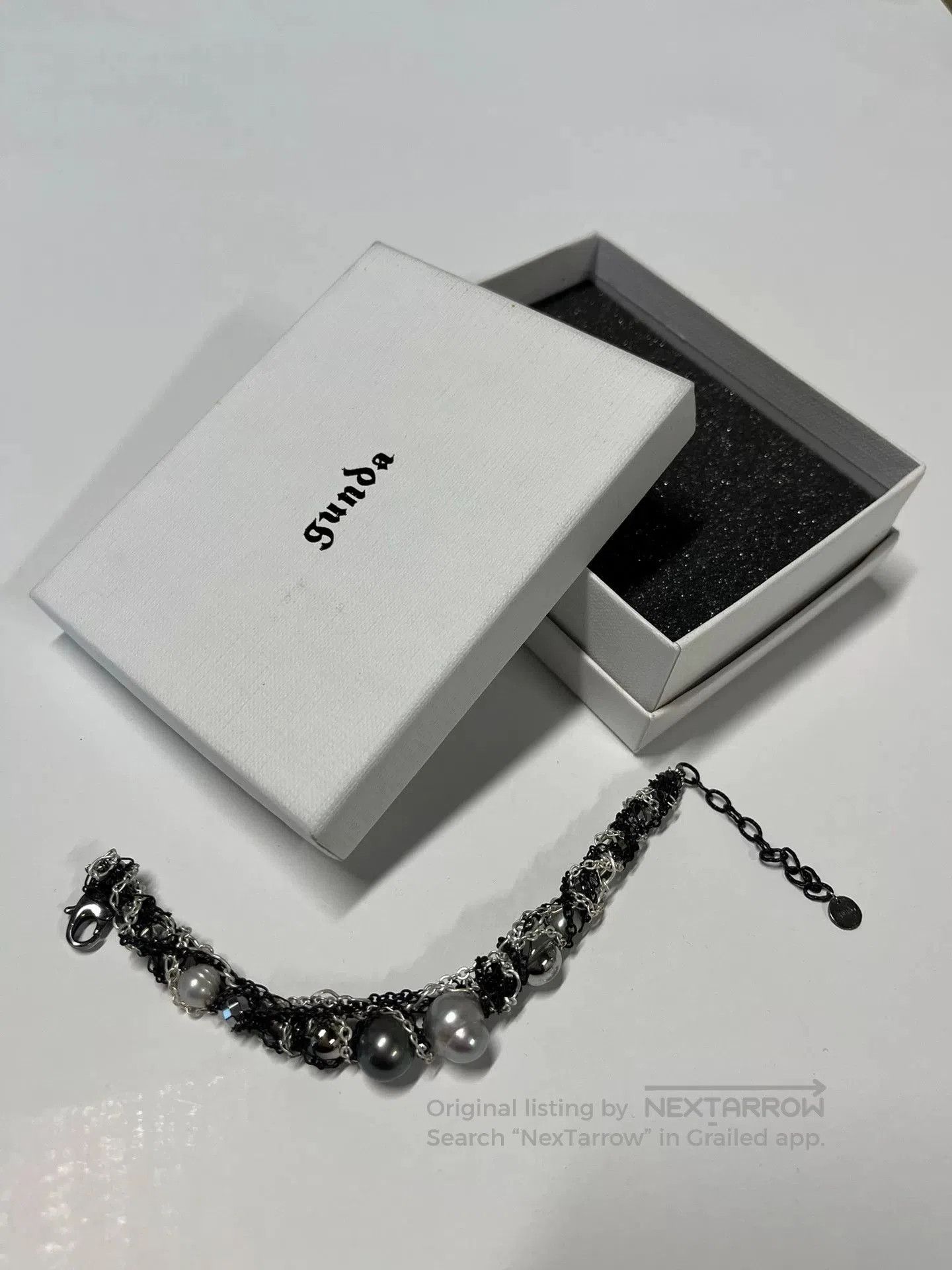 Gunda Gunda Irregular Pearl Chain Bracelet. Size ONE SIZE - 3 Thumbnail