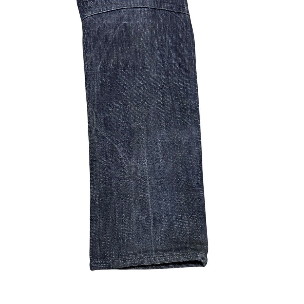Balmain Decarnin era Classic Balmain Black Biker Jeans Distressed Size US 31 - 15 Thumbnail