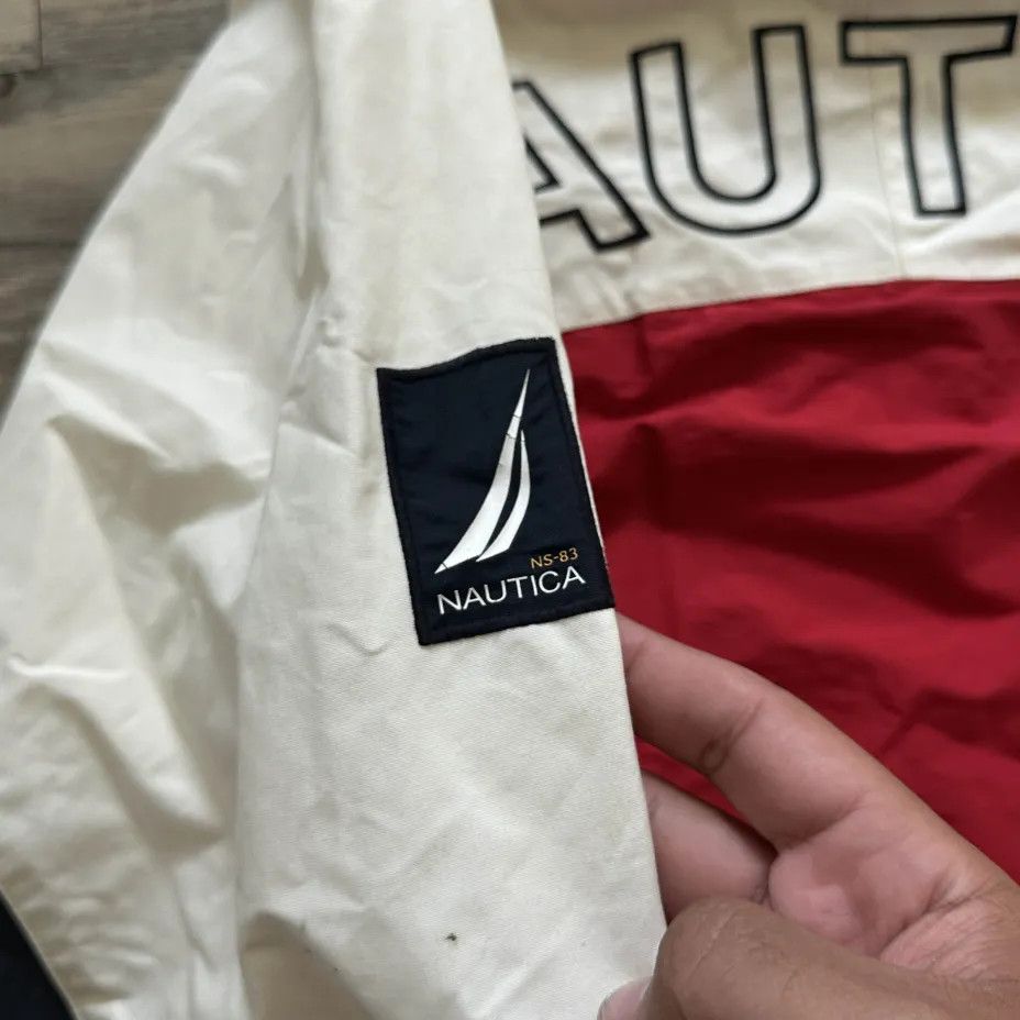 Nautica Vintage Nautica NX1000 Sailing Windbreaker Hooded Jacket Size US XL / EU 56 / 4 - 4 Thumbnail