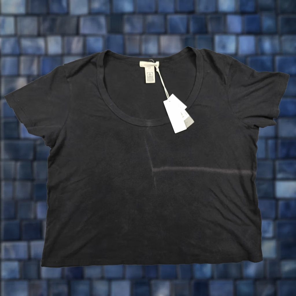 Outerknown Outerknown Shirt Womens Small Black Sunny Scoop Neck Short Sleeve T-Shirt New Size S / US 4 / IT 40 - 1 Thumbnail