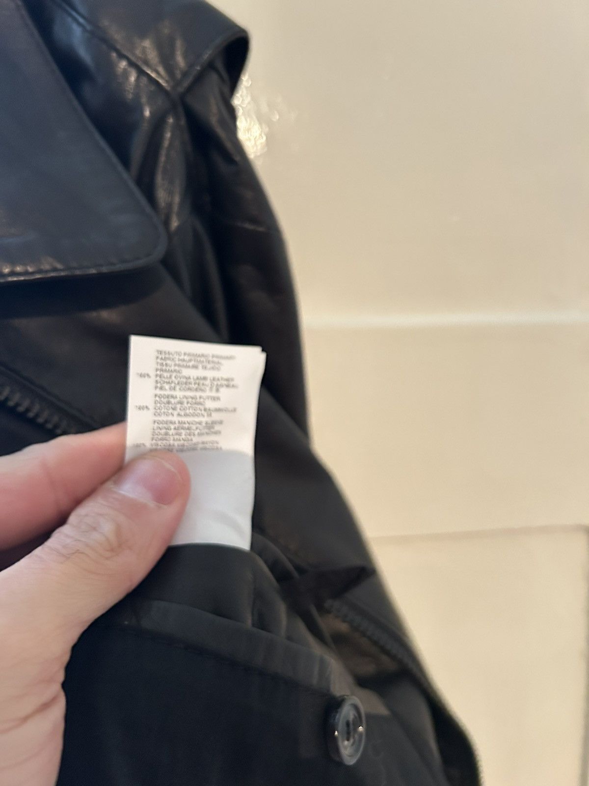 Maison Margiela Leather Ovin Jacket Size 52S - 10 Thumbnail