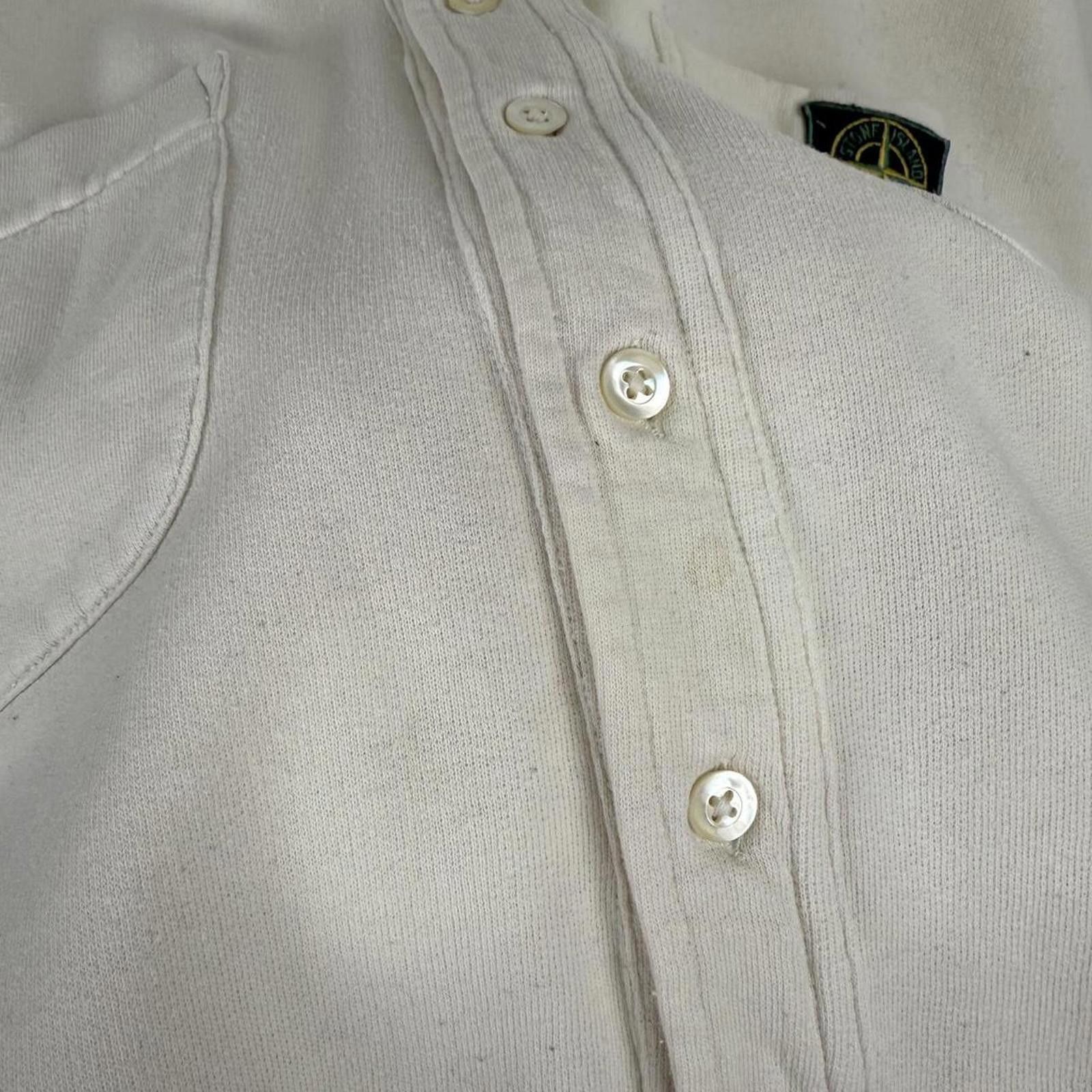 Stone Island 1980’s Stone Island Frontal Badge Shirt Size US XL / EU 56 / 4 - 5 Thumbnail