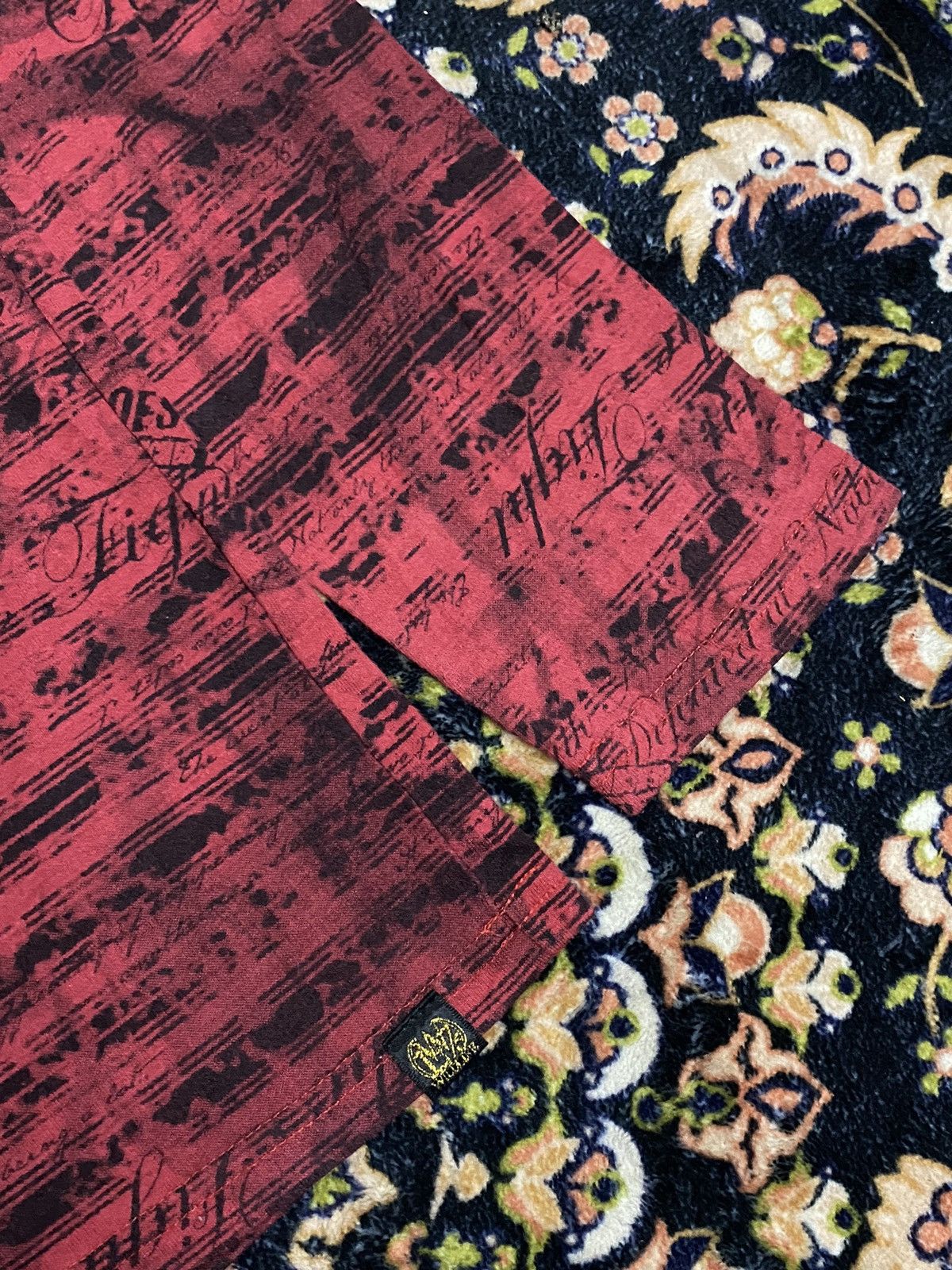 If Six Was Nine × Japanese Brand × Le Grande Bleu (L.G.B.) wild life poem smoke skull double layer longsleeve Size US L / EU 52-54 / 3 - 4 Thumbnail