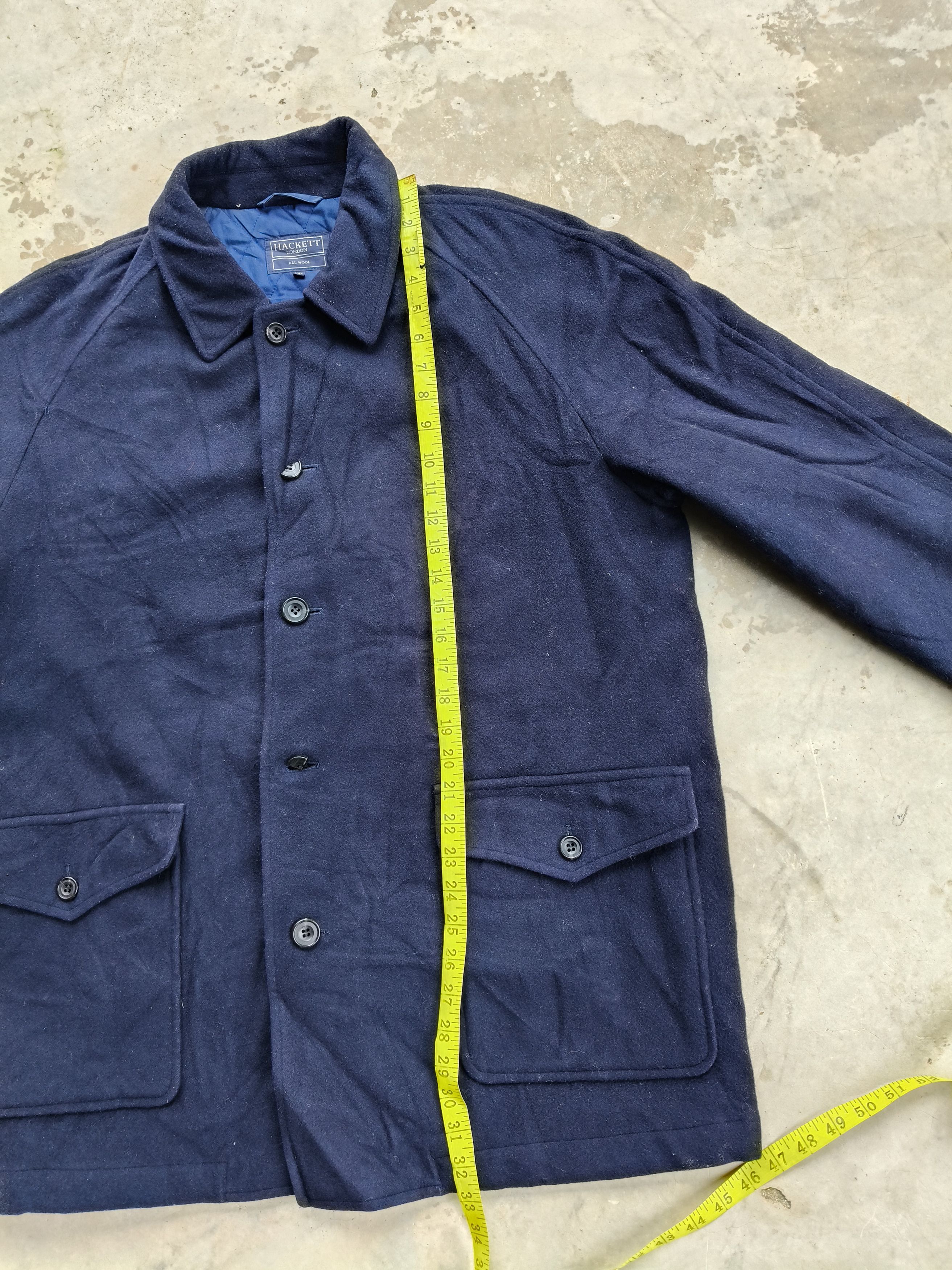 Hackett × Vintage Vintage Hackett Button Wool Jacket Size US L / EU 52-54 / 3 - 14 Thumbnail