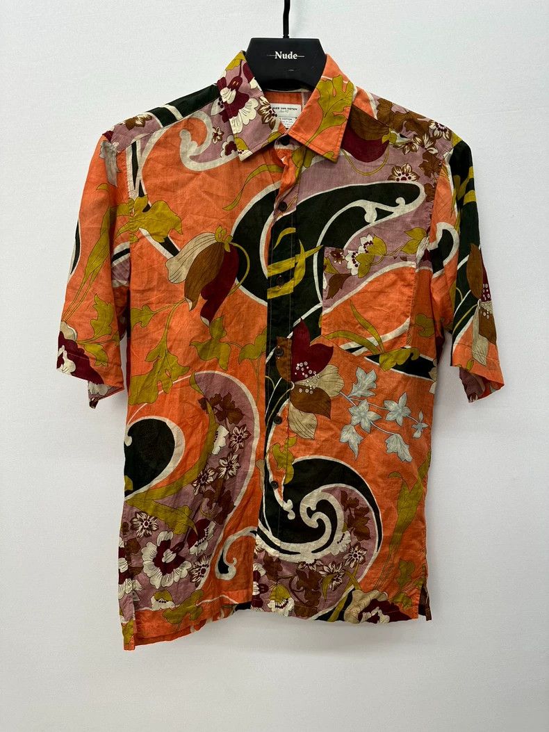 Dries Van Noten Dries Van Noten Floral Short Sleeve Shirt - dmc Size US M / EU 48-50 / 2 - 1 Thumbnail