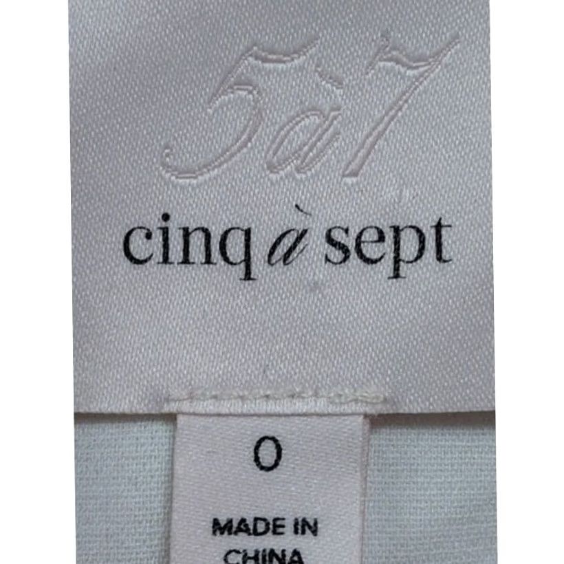 Vintage Cinq à Sept Merino Wool Sleeve Blazer White Solid Long Sleeve Women Size 0 Size XS / US 0-2 / IT 36-38 - 3 Thumbnail