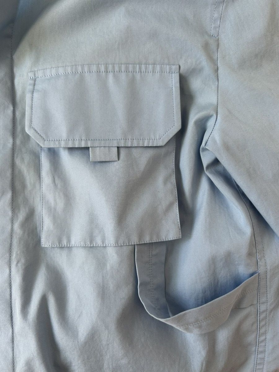 Helmut Lang Helmut Lang Men's Blue Flap Pocket Shirt Size US XS / EU 42 / 0 - 5 Thumbnail